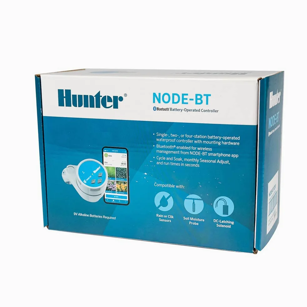 Node-BT-200 Two Zone 9 V Programmateur à batterie pour arrosage