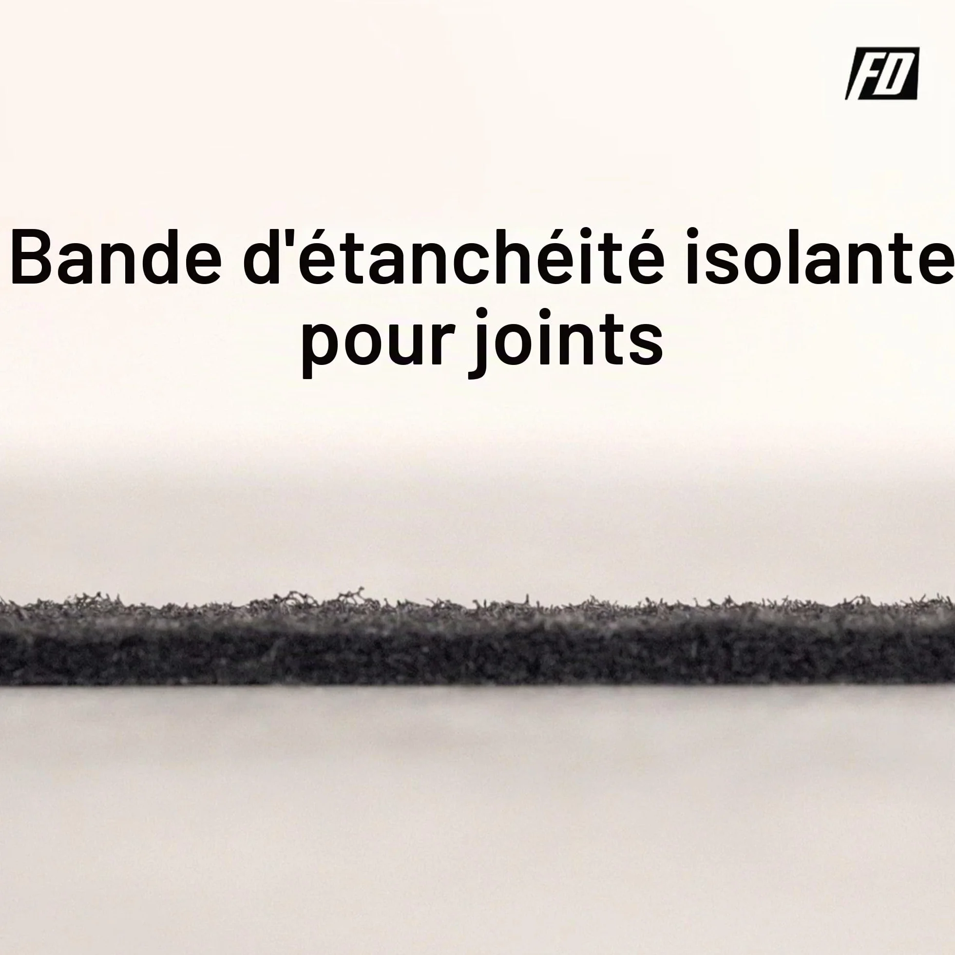 Joint d'Étanchéité en Bande Comprimée 10/3 - Ruban de Compression 10m x 10mm, Gris