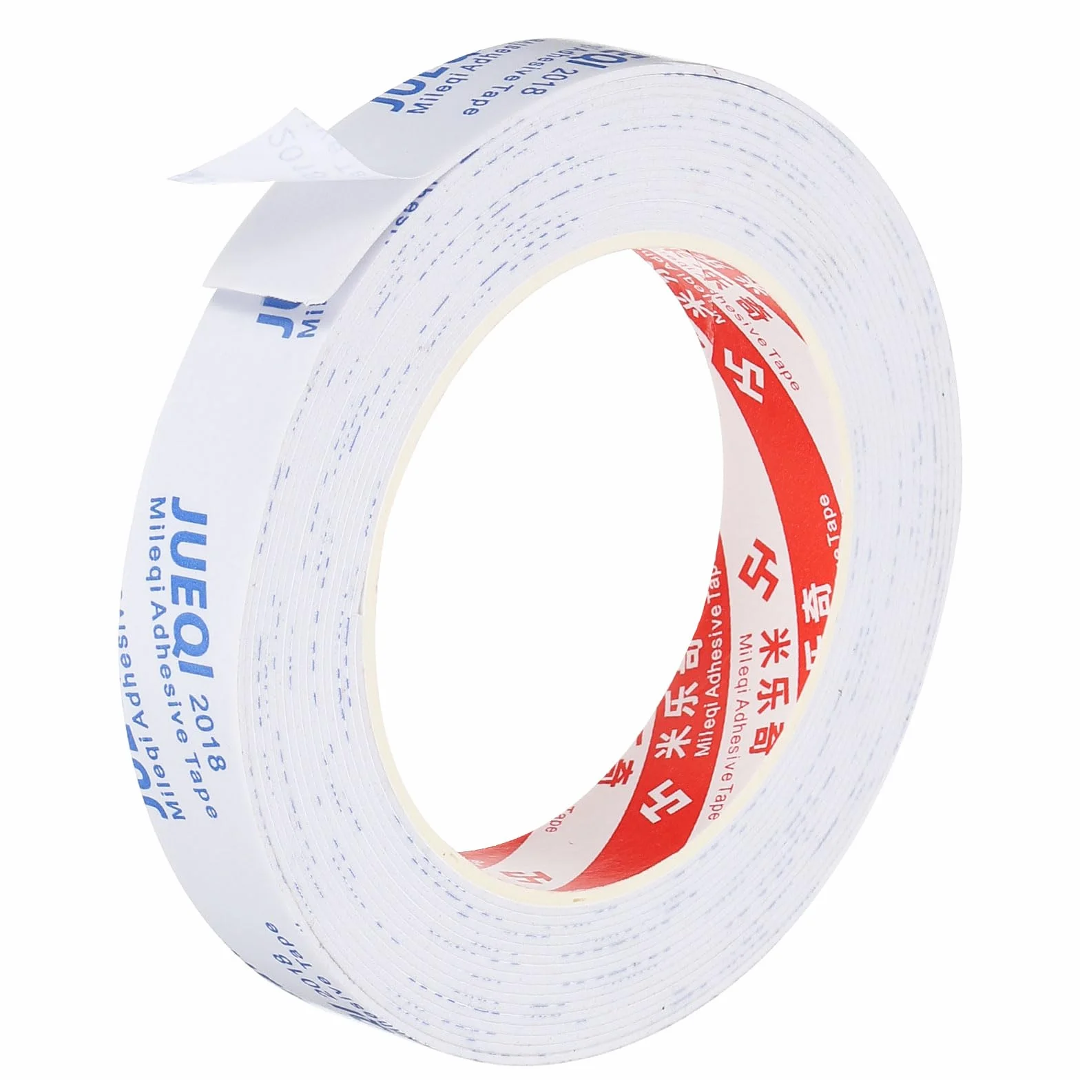 Ruban en Mousse d'Étanchéité 5m 20mm 1mm Unilatéral Blanc