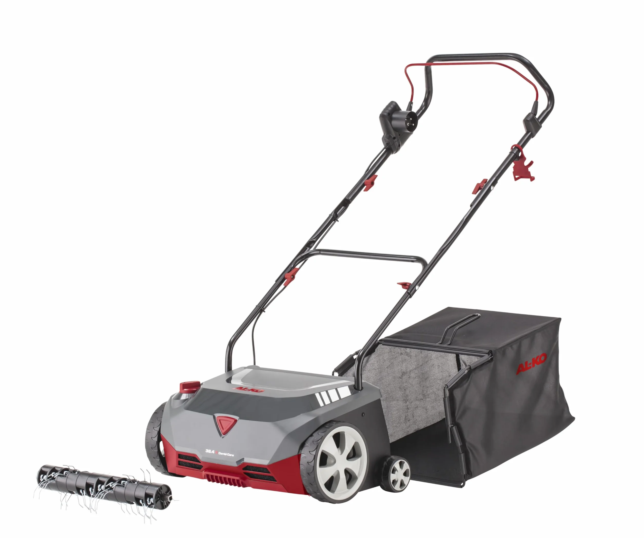 AL-KO Scarificateur électrique 38.4 E Combi Care, Puissance du Moteur de 1400 W, Largeur de Travail de 38 cm, Sac de 55 L, pour Gazon jusqu'à 800 m²