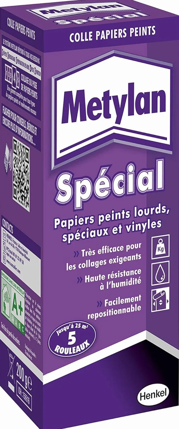 Metylan Colle Papiers Peints Renforcée 200g 25 m²