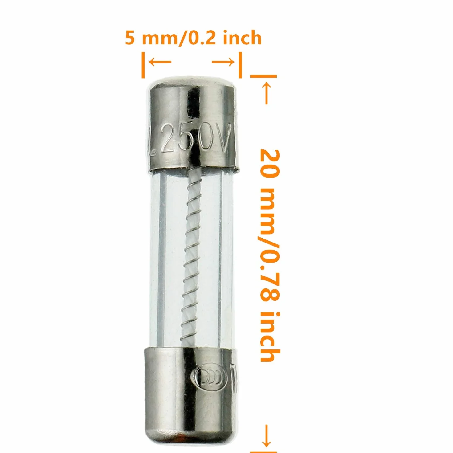 Fusible en verre à fusion lente 5x20mm T3.15AL250V 3.15A 250V