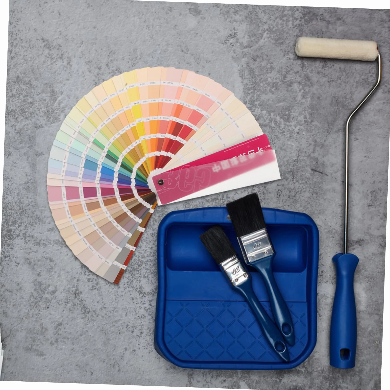 ORFOFE Nuancier de Peinture Portables 365 Couleurs Standard Plastique Papier pour Projets DIY