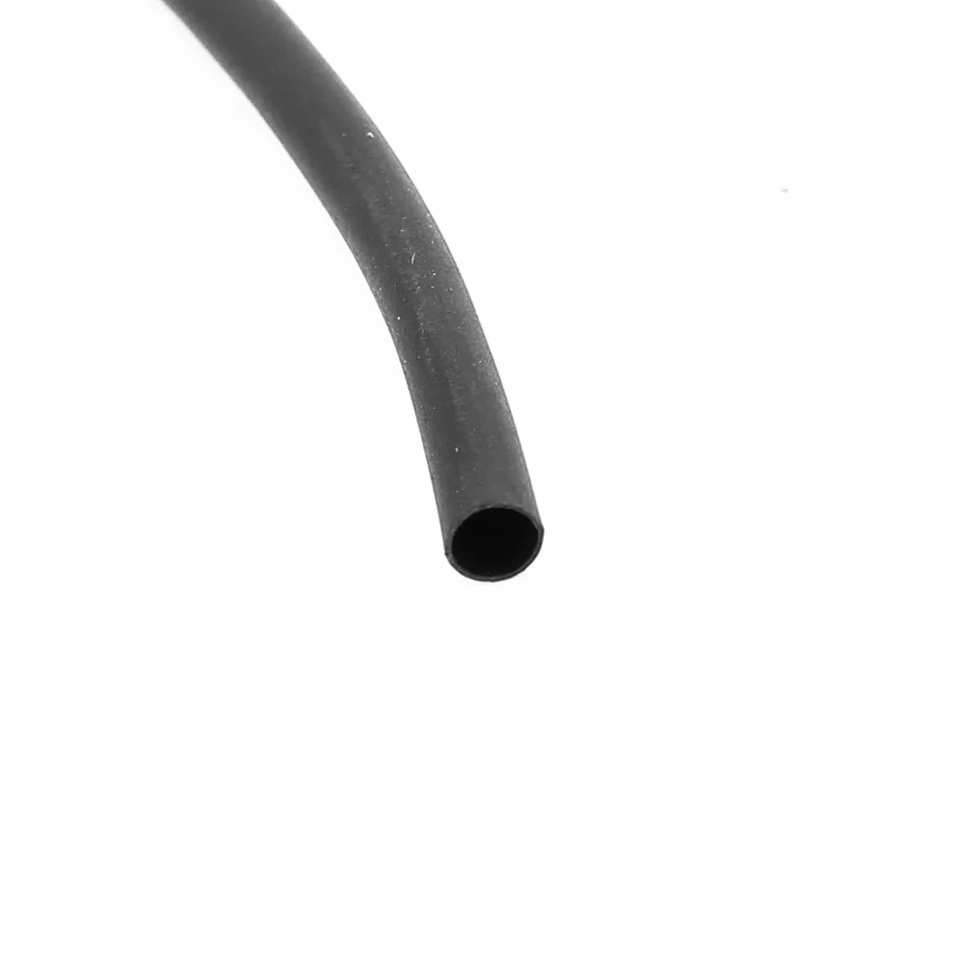 sourcing map Gaine Thermorétractable 2mm 2:1 Rapport Tube 5m Noir