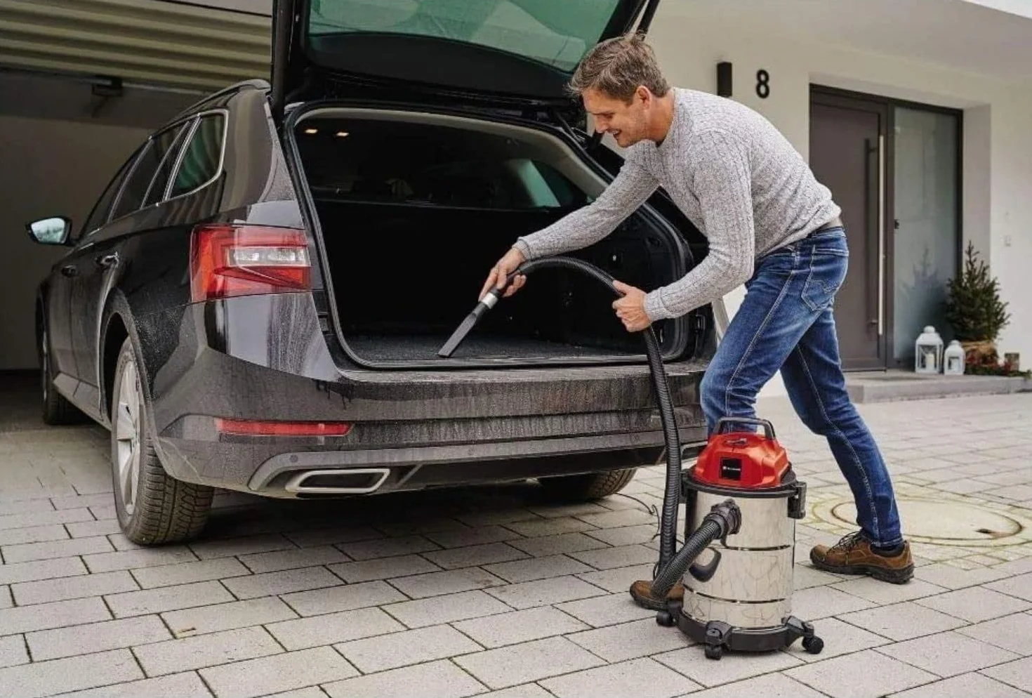 Einhell Aspirateur eaux et poussières TC-VC 1820 S 1250 W Cuve 20L