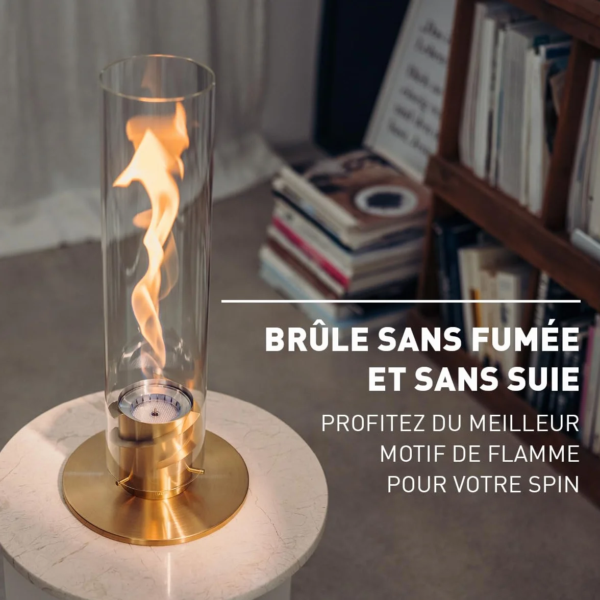 höfats Bioéthanol Liquide Spin 900 1200 6x1 Litre Bouteille sans fumée sans suie