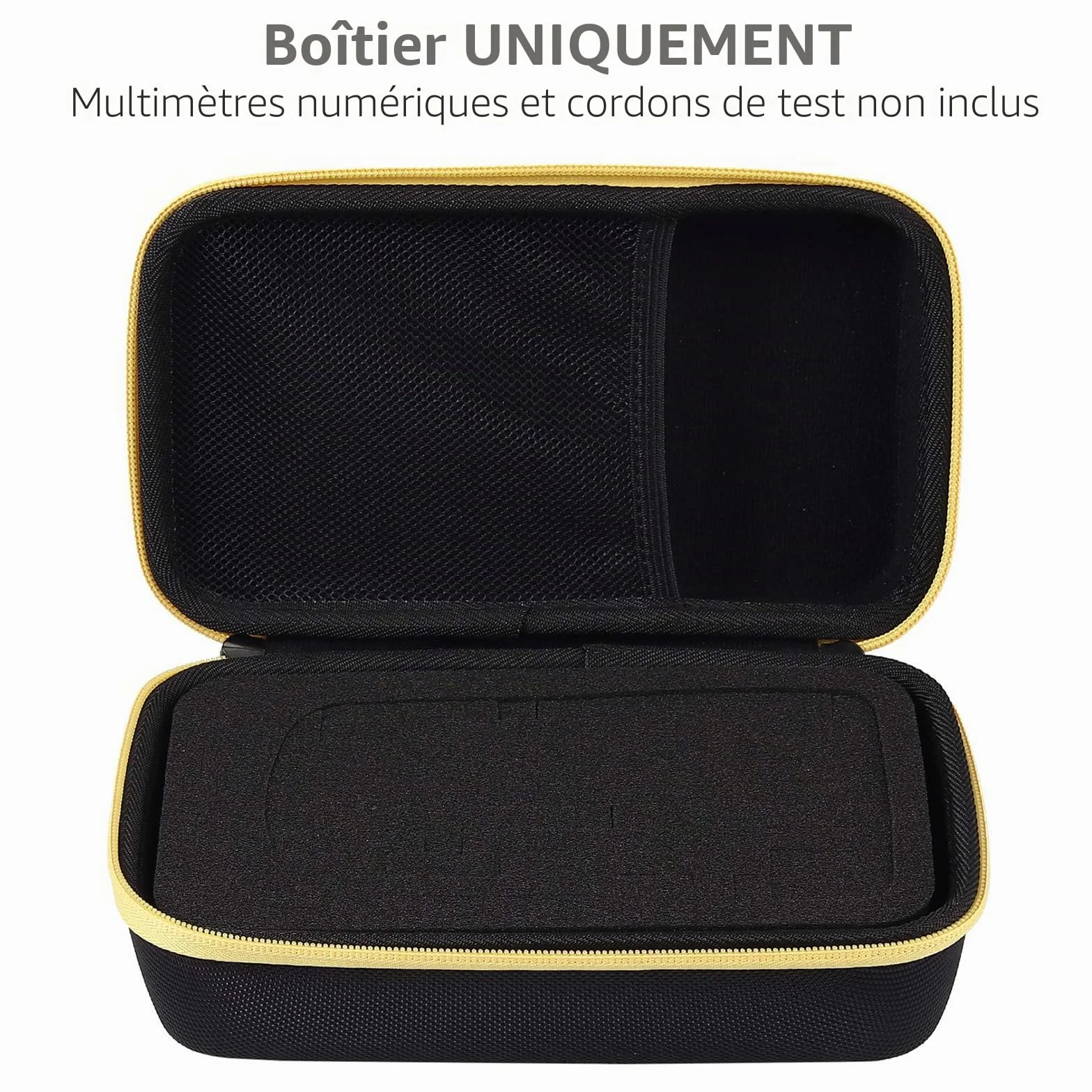 Proster Étui Multimètre Rigide Sac EVA Imperméable Nylon Mousse Ajustable Protection Anti-Choc