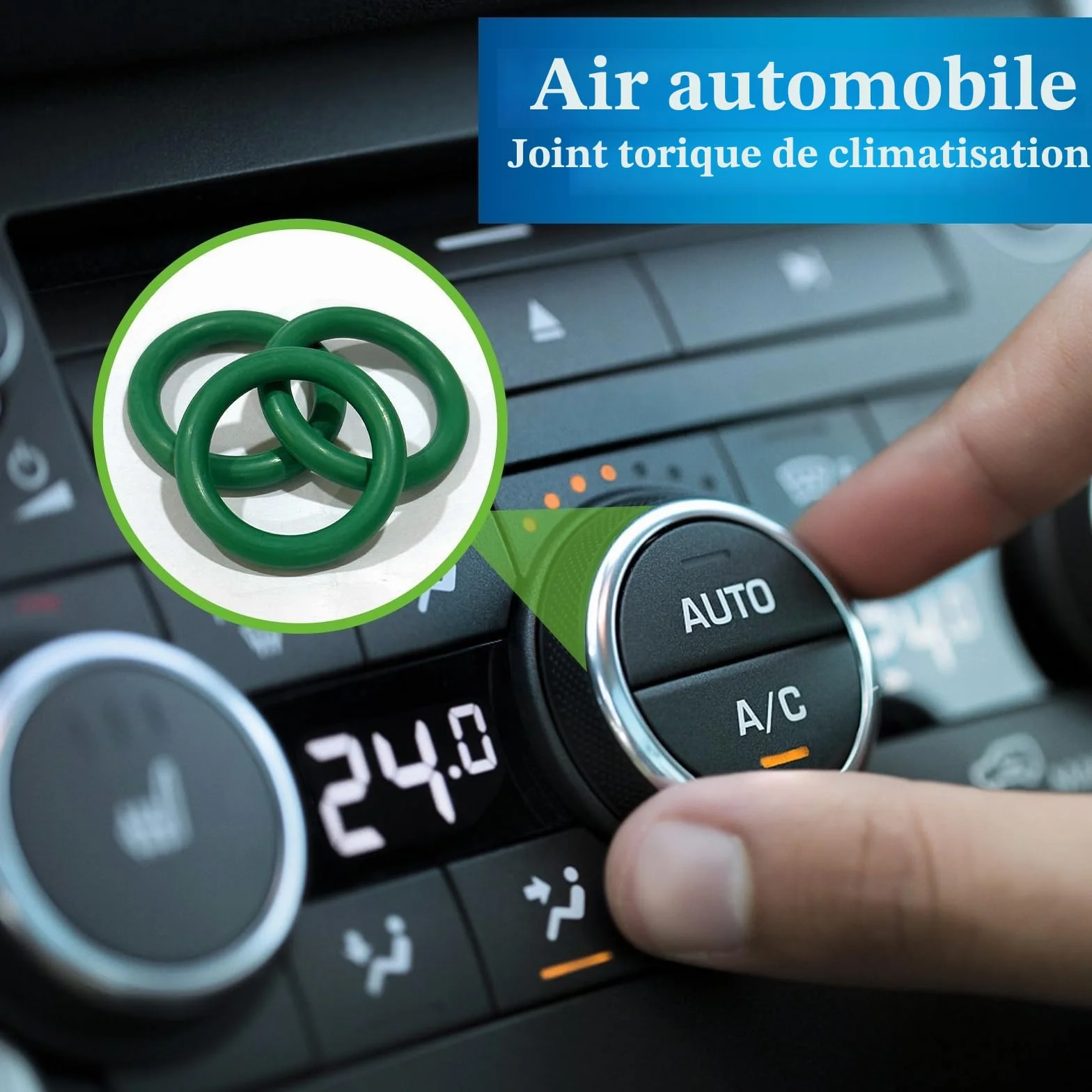 Lot de 595 joints toriques AC automobiles SAE et métriques pour climatisation