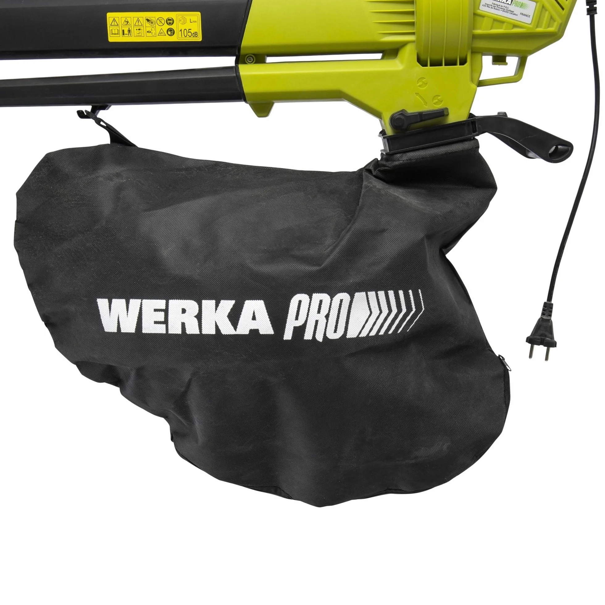 WERKA PRO Aspirateur souffleur broyeur 3500W