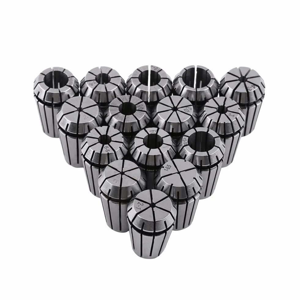ER20 Collets Acier Inoxydable 1-13 mm 20 mm pour CNC Tour Fraiseuse