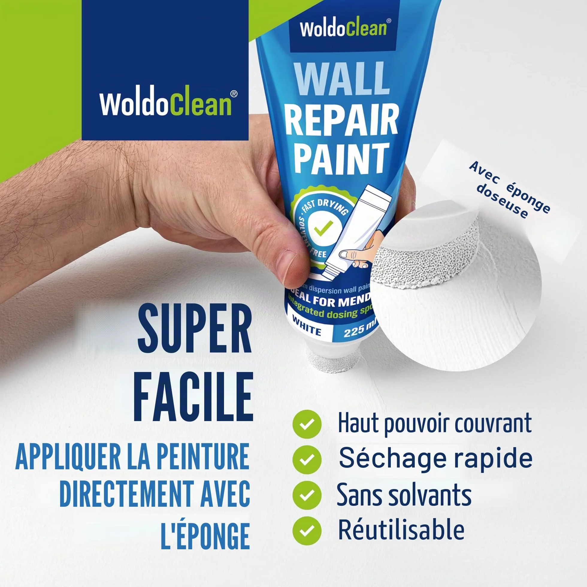 Peinture de retouche pour intérieur 225ml