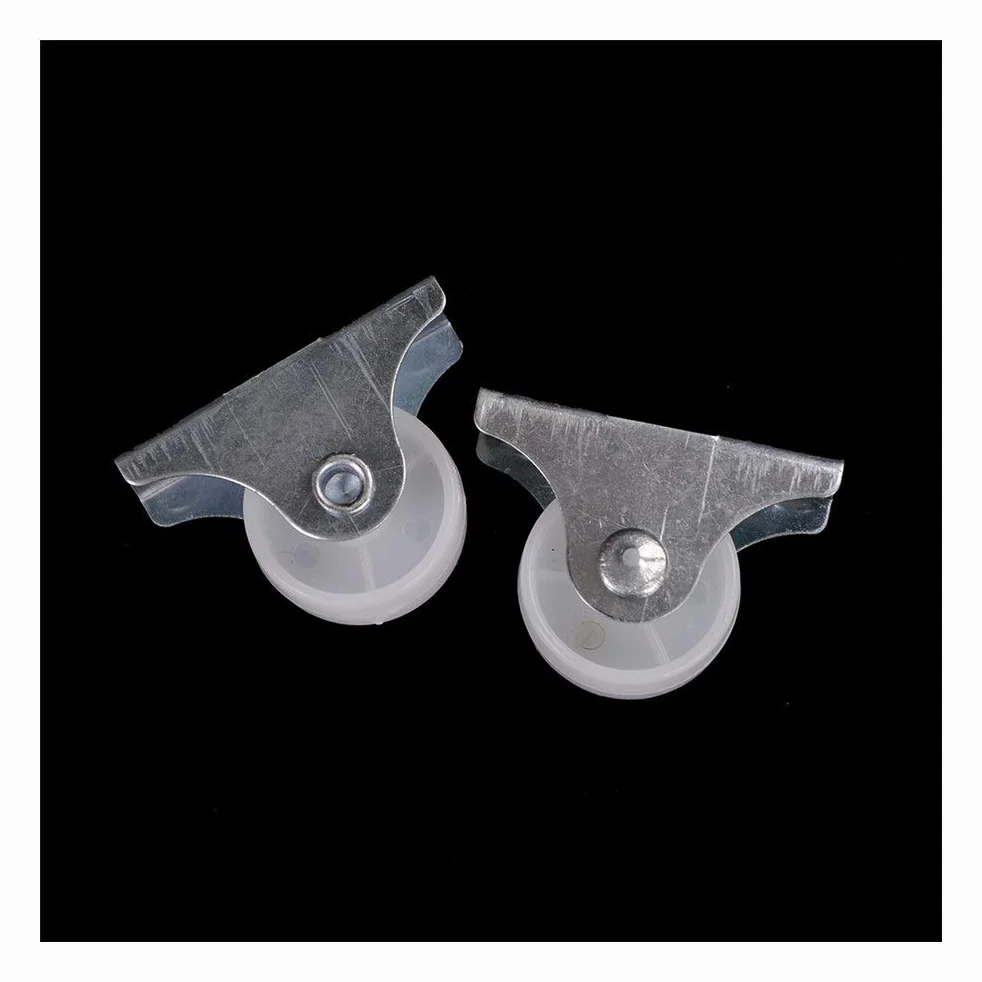 Roulettes pivotantes universelles en plastique Shuxiang, roue de remplacement, 2 pièces