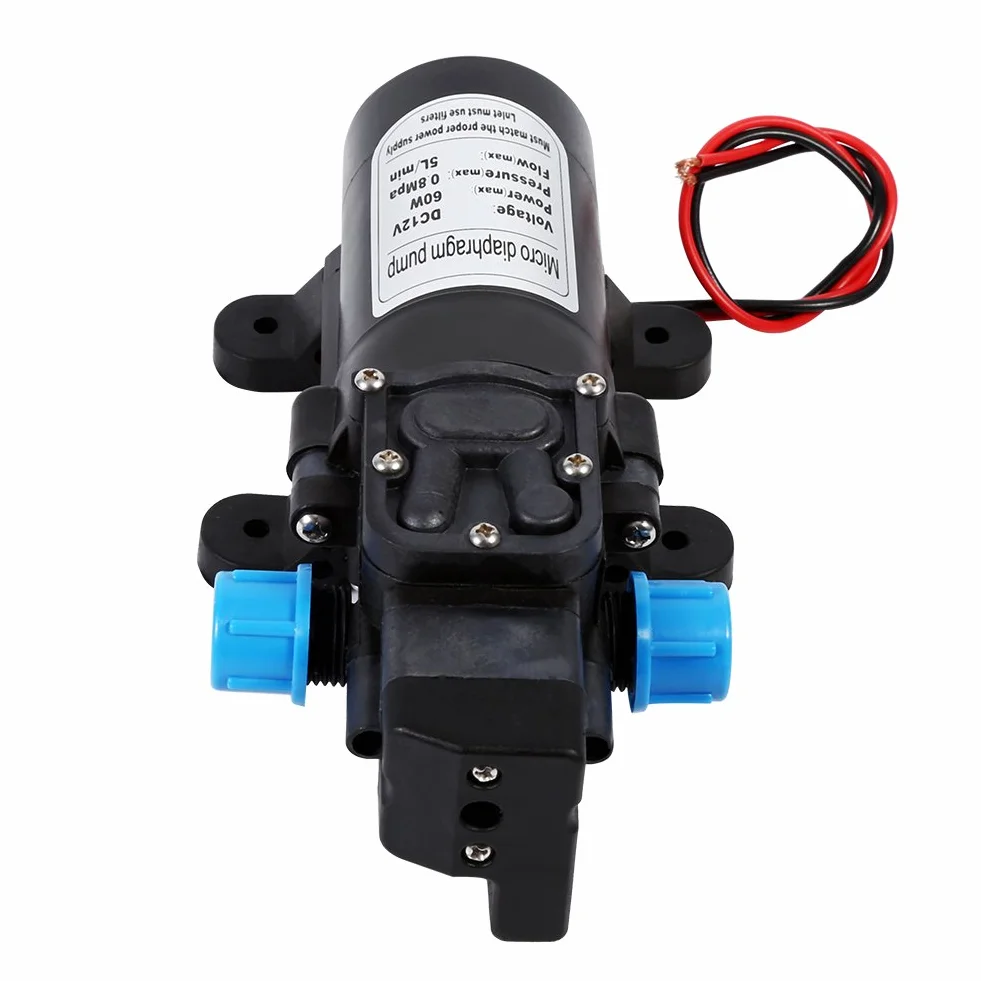 Pompe à Eau Auto-amorçante 12V 115 PSI 5L/min 60W Haute Pression
