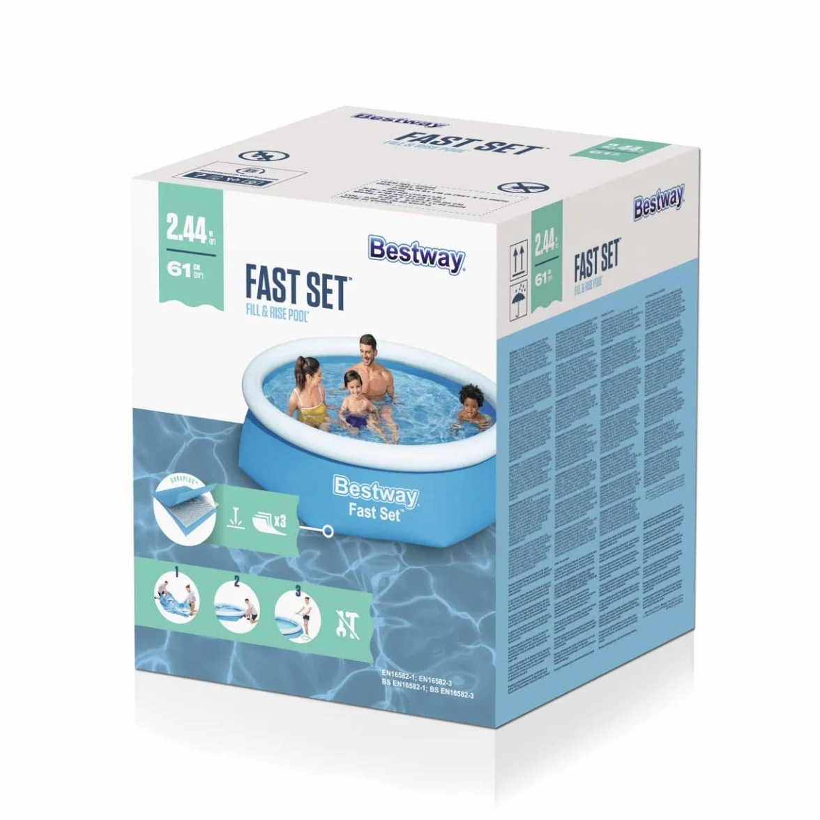 Bestway Fast Set Swimming Pool 244cm