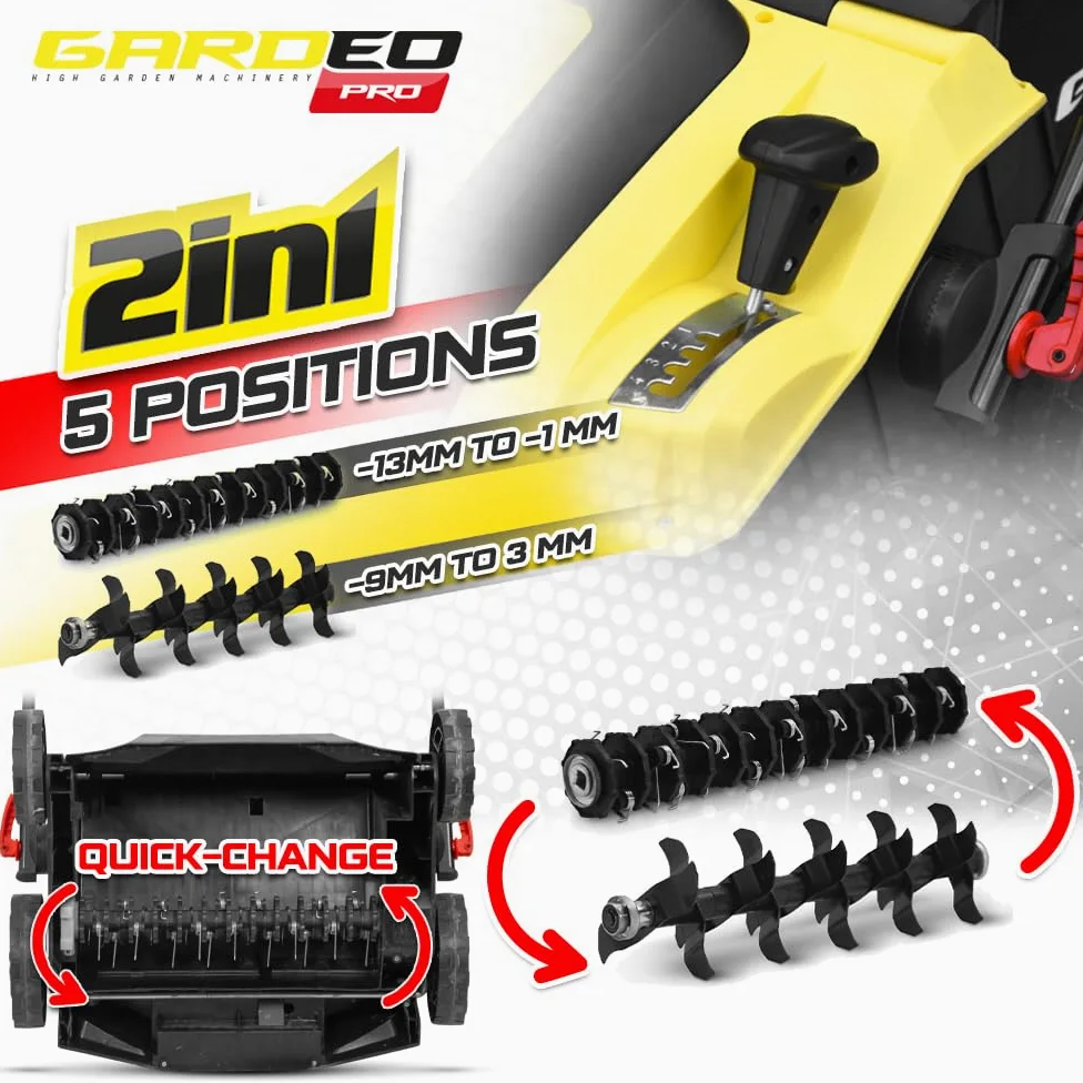 Scarificateur emousseur Electrique 1800W - 40cm