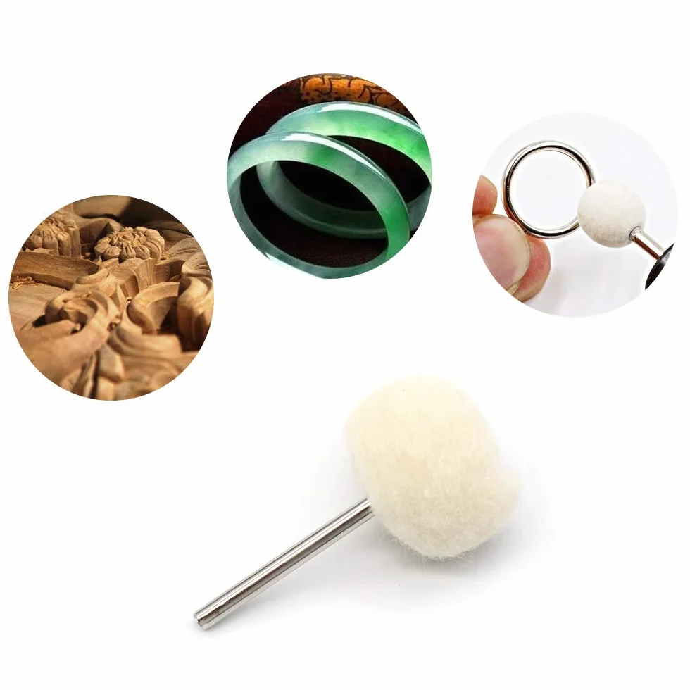 Roue de Polissage en Coton Beige 25 Pièces pour Dremel Outils Rotatifs