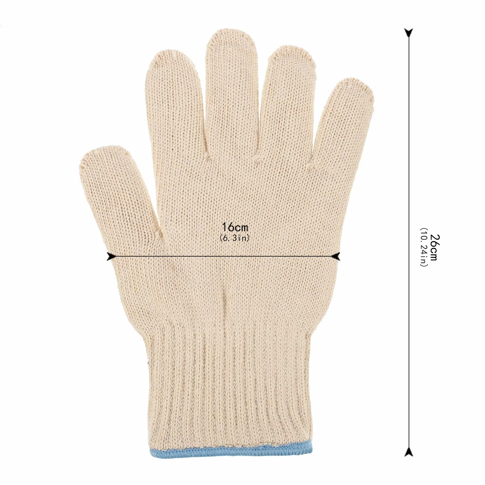 Gant Anti Brulure Cuisine Gant Four Anti Chaleur Gant Barbecue Intérieur et Extérieur Coton Tricoté Épais pour Four Friteuse à Air Haute Température Grill des Plats Chauds Jardinage