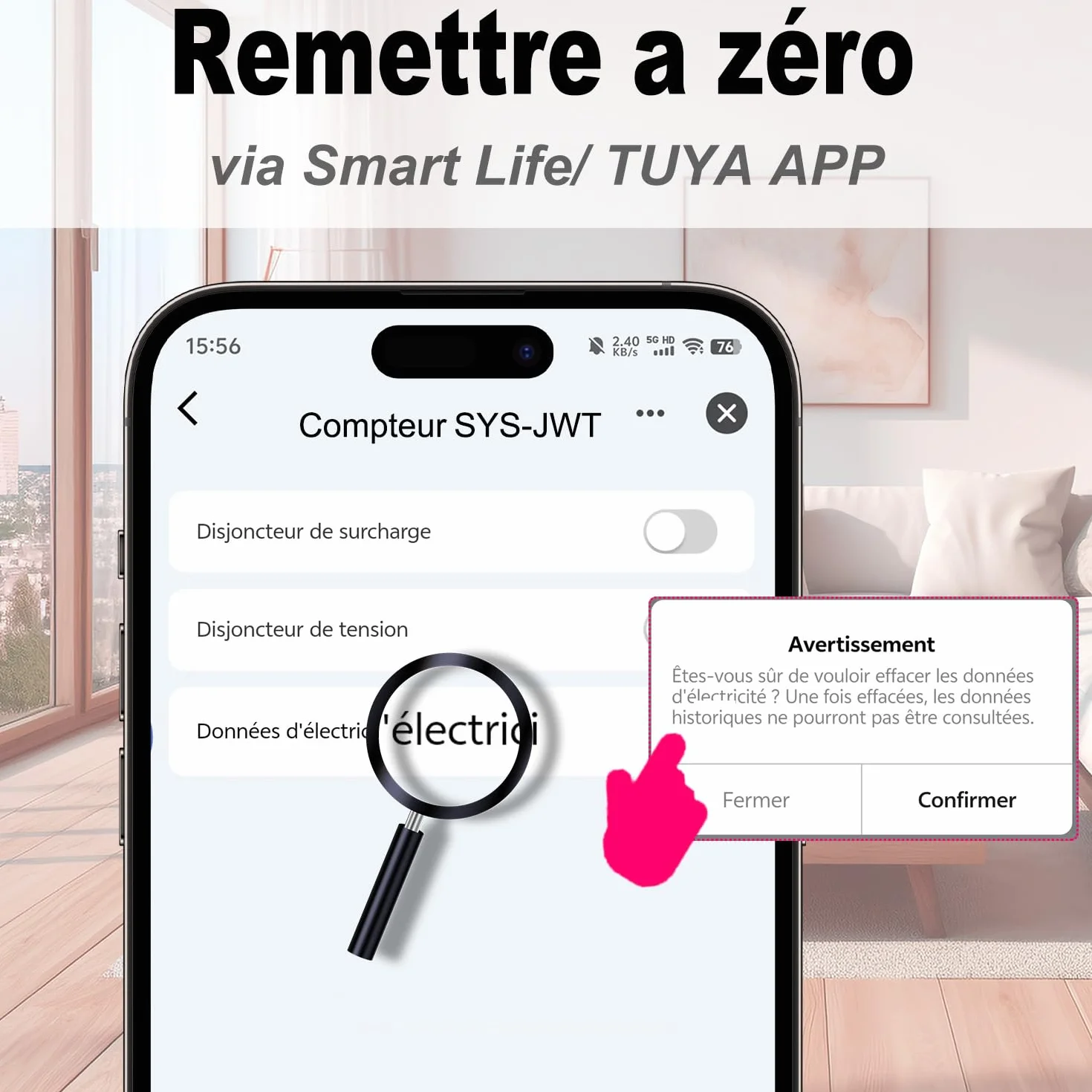 TONGOU Compteur Électrique WiFi Commutateur Rail Din 1P+N 1-50A 230VAC Smart Meter Compatible Alexa