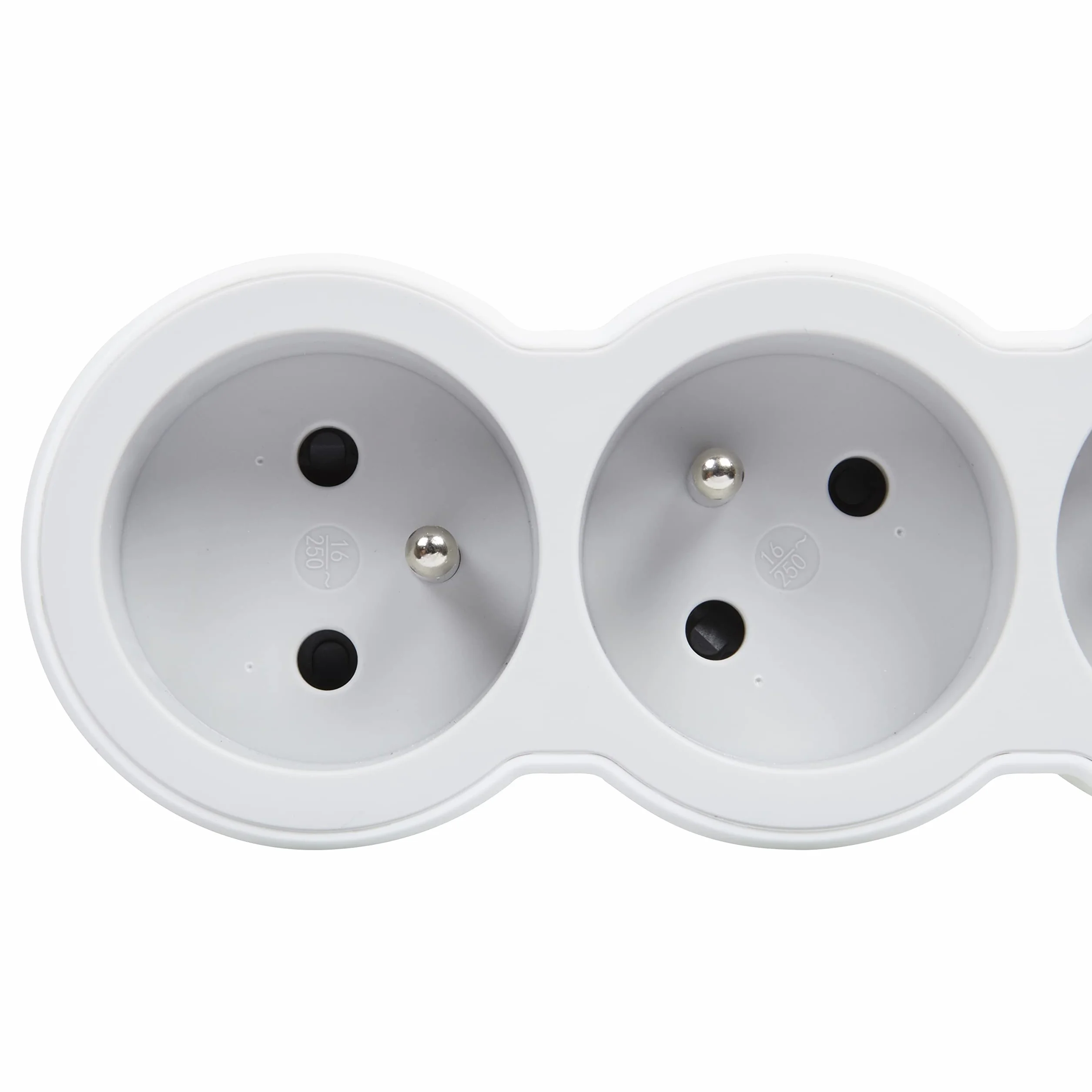 LEGRAND Rallonge Multiprise Extra-Plate 5 Prises 2P+T Cordon 1.5m Blanc Gris Clair