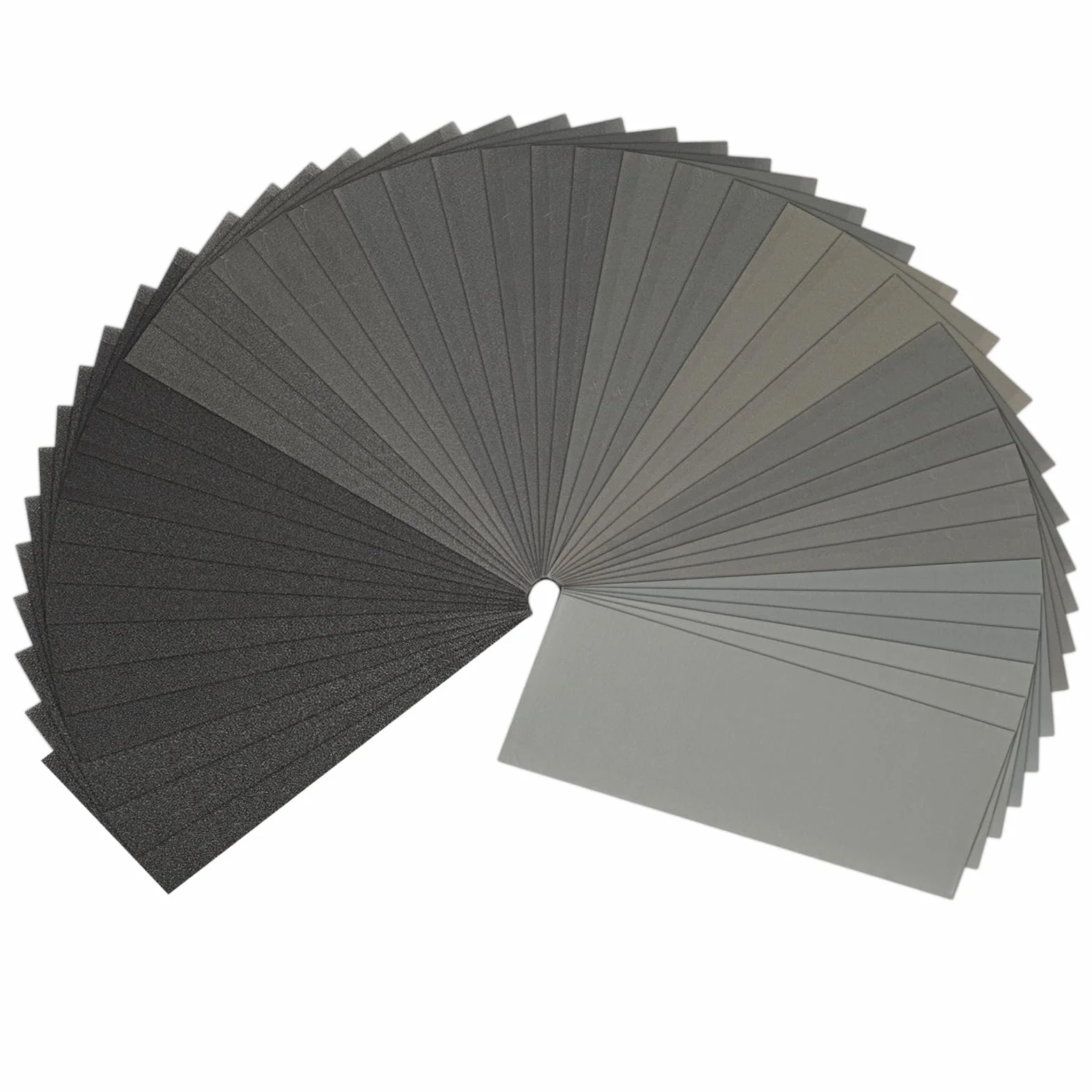 Papier de Verre Abrasif 120-3000 Grains 42 Pièces 9x3,6 Pouces pour Polir Métal Bois Voiture