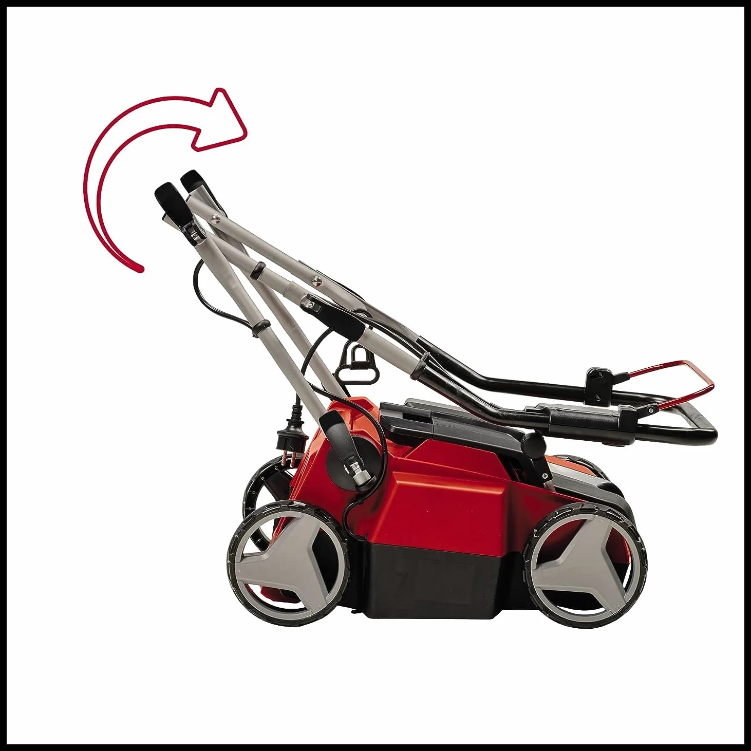 Einhell Scarificateur-aérateur électrique GE-SA 1435/1 (1 400 W, Largeur de Travail 35 cm, Profondeur réglable sur 4 Niveaux, bac collecteur 28 L)