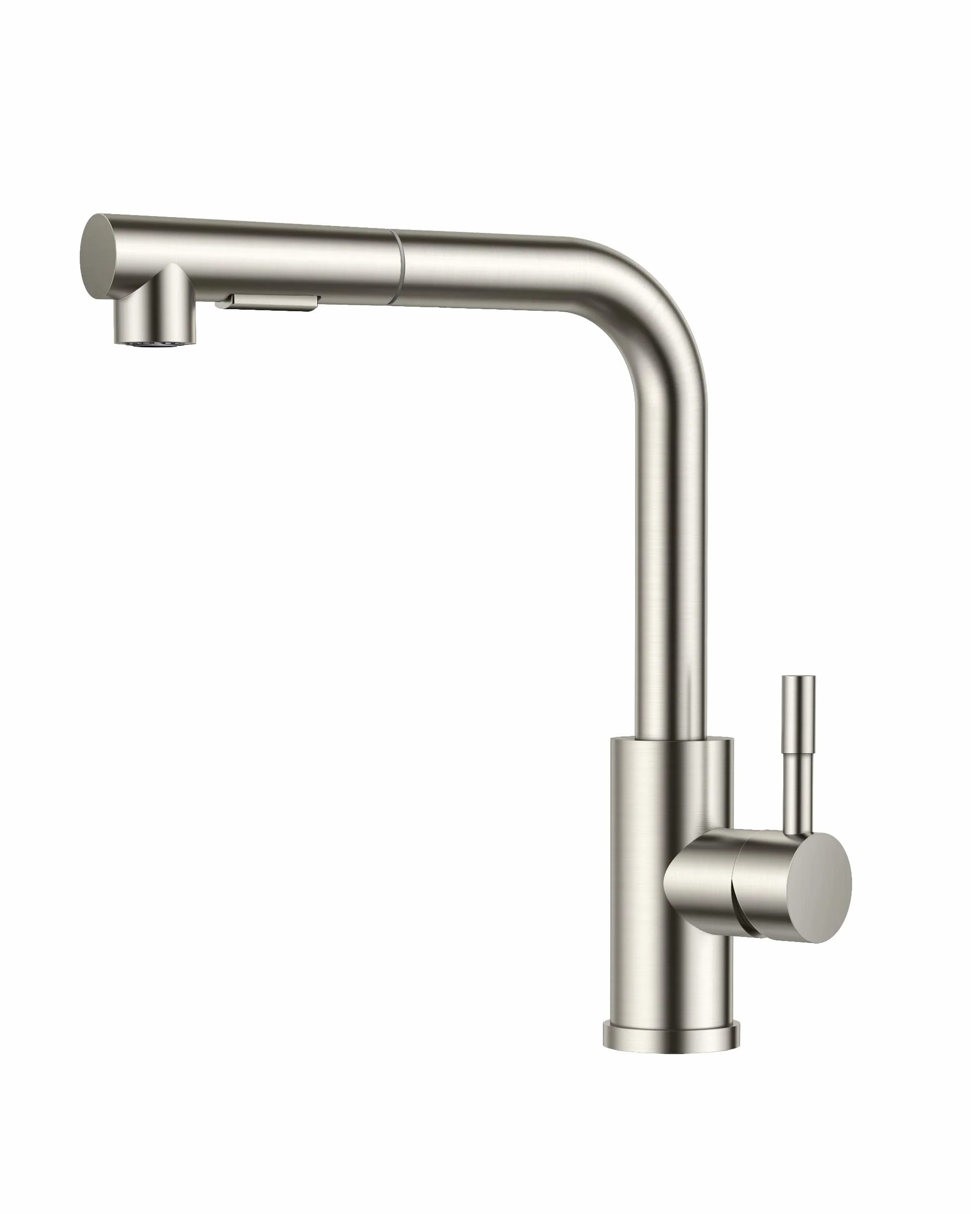 FORIOUS Robinet Cuisine Douchette Extractible 360° Acier Inoxydable 2 Modes Pulvérisation Froid & Chaud