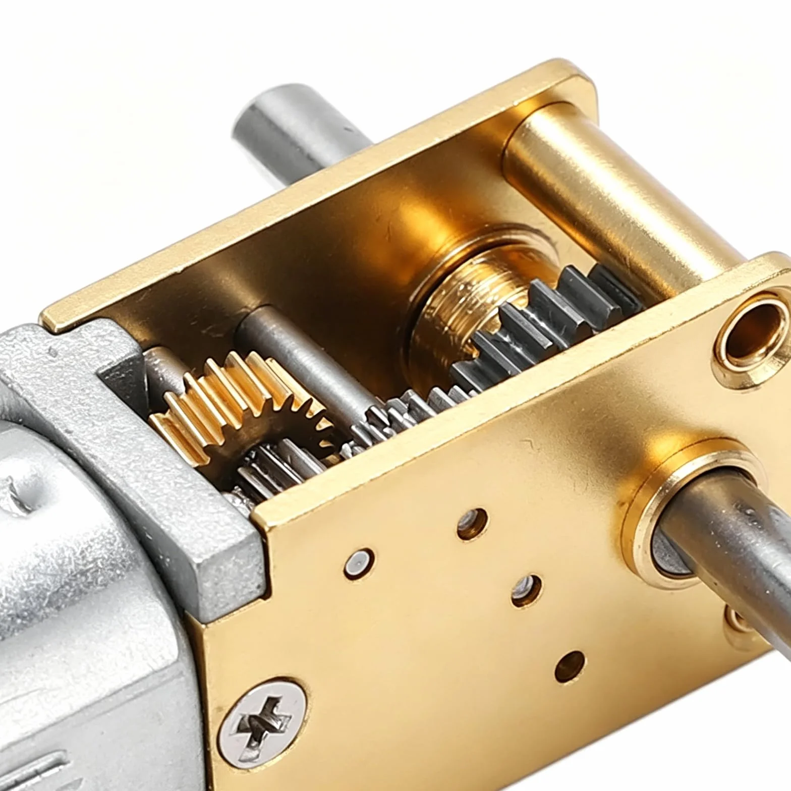 Moteur À Engrenages Métal DC 12V 200RPM Vis Sans Fin Arbre 3mm D-Forme pour Machines