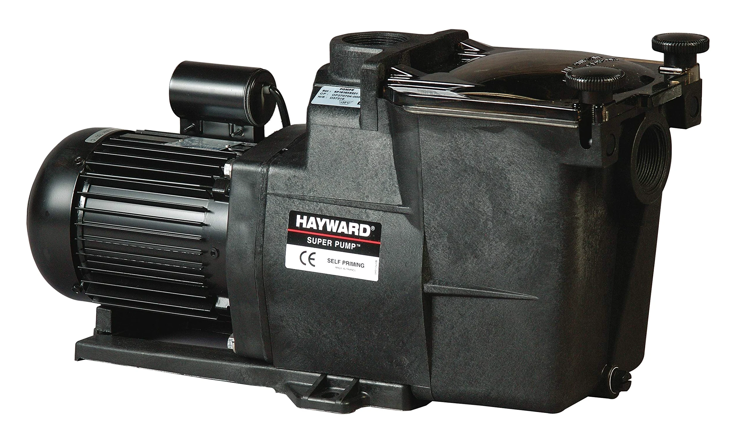 Hayward Pompe super pump 0.75 CV, 11m³/h, Acier inoxydable, 0.183 m³/min, 12.84 kg, Monophasée/Triphasée