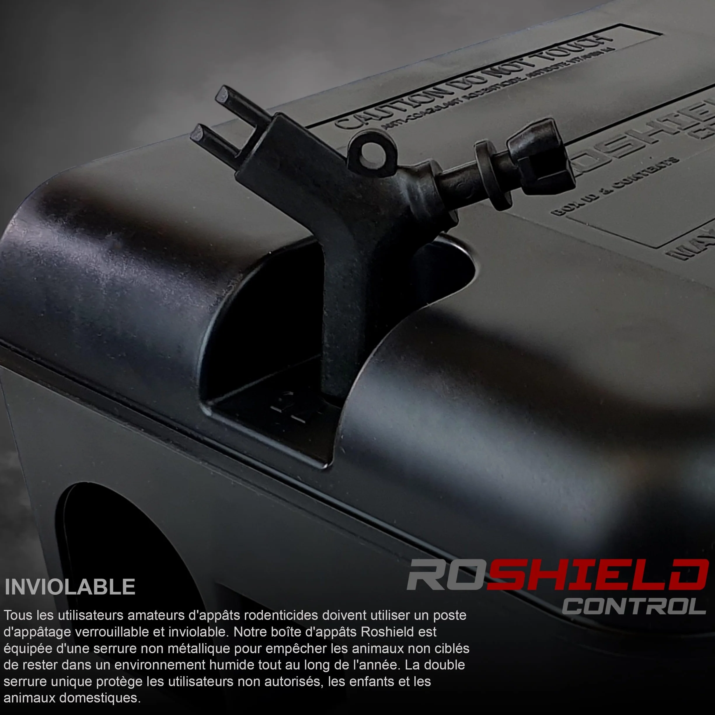 Roshield 2 x boîte protectrice pour pièges à Rats externes - Kit Anti-rongeurs et Anti-nuisibles pour Le Jardin, sans Poison - Qualité Professionnelle Verte
