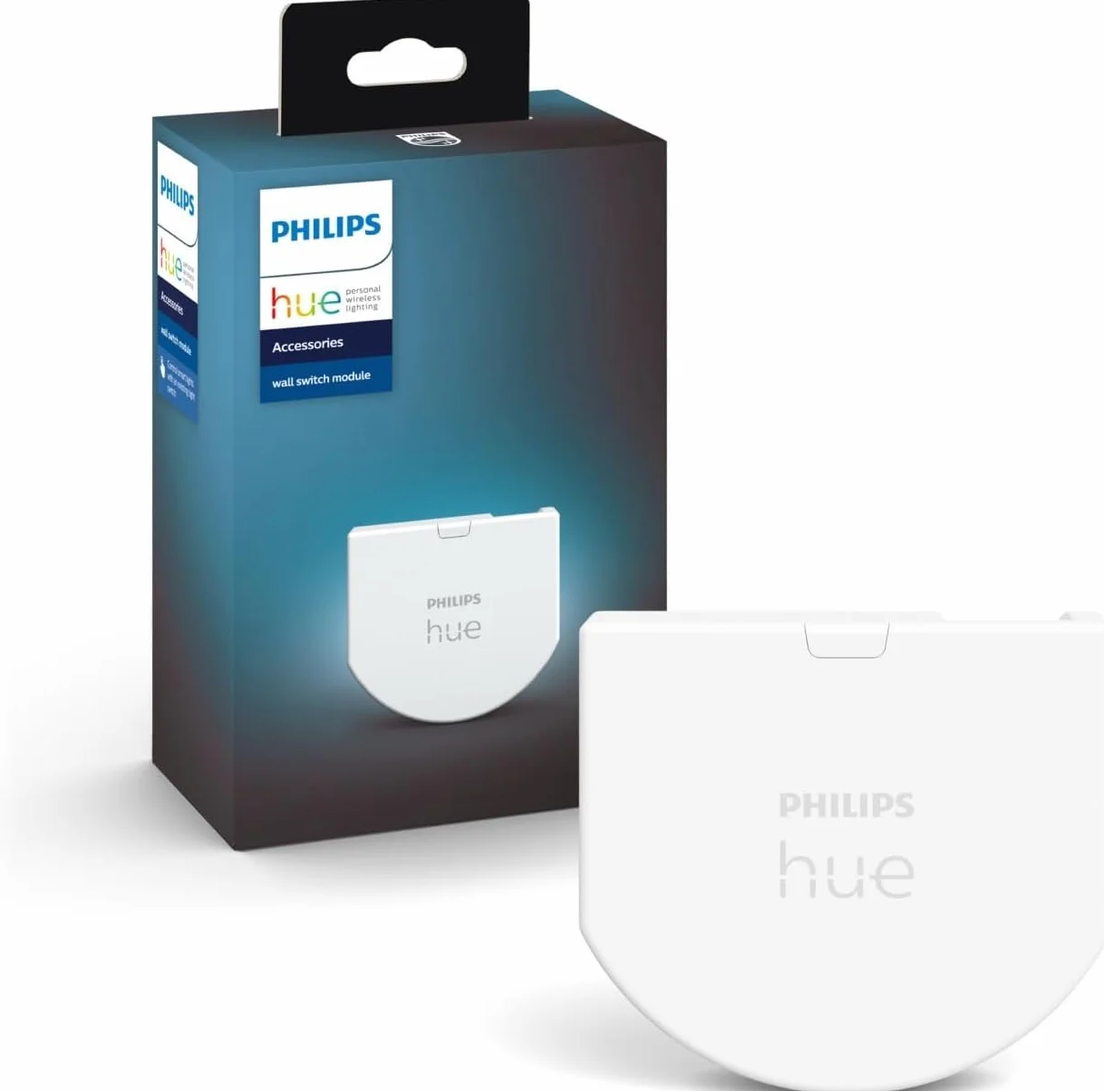 Philips Hue Module d'interrupteur mural Blanc compatible Alexa Google Assistant Apple Homekit