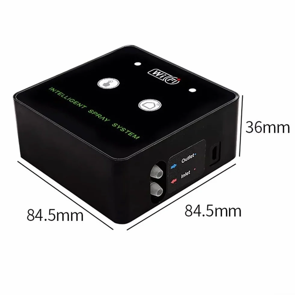 Kit de brumisation WiFi intelligent pour terrarium, humidificateur automatique avec pulvérisateur rotatif 360° pour reptiles