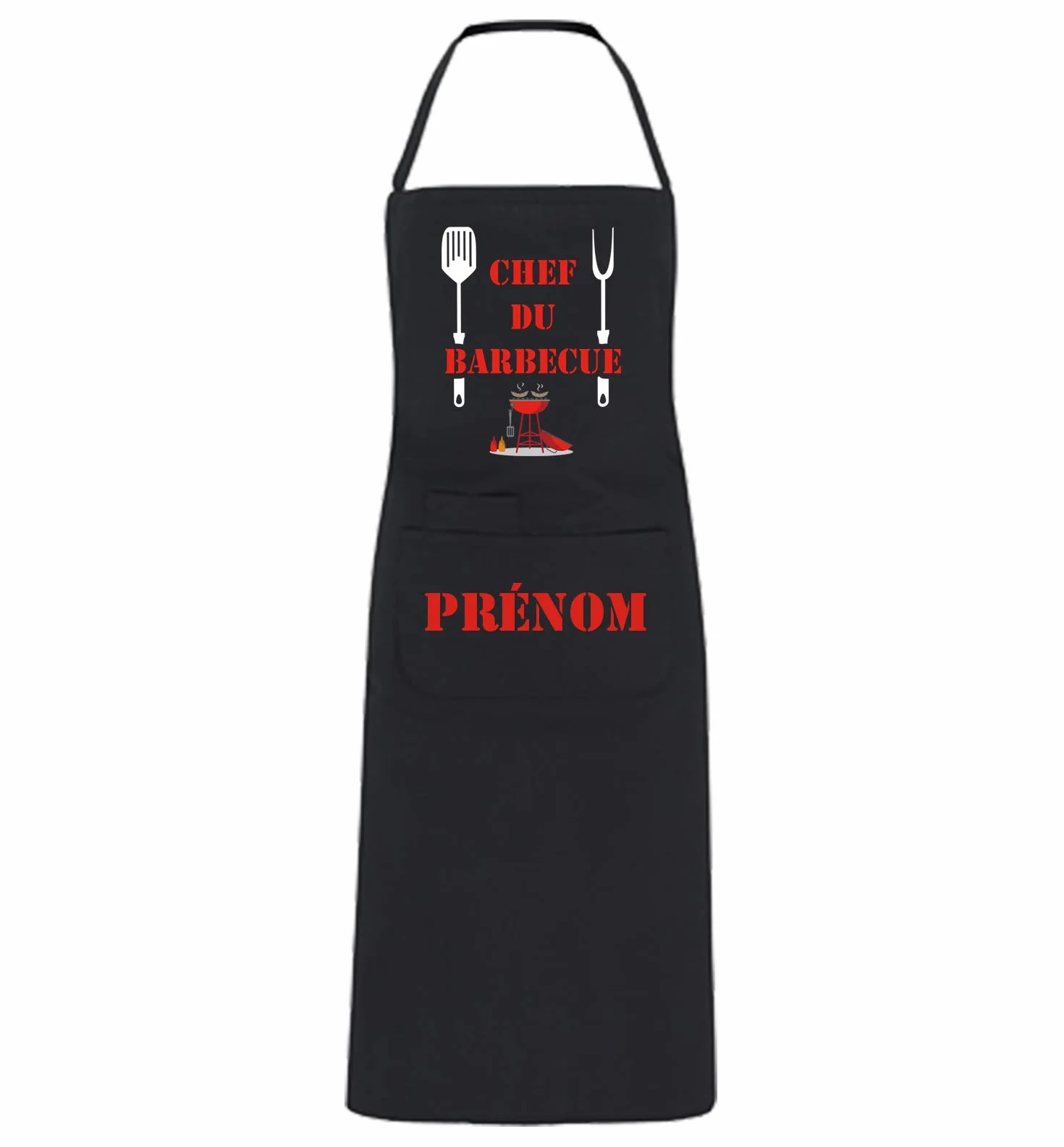 Tablier de Cuisine PERSONNALISABLE - Chef du Barbecue