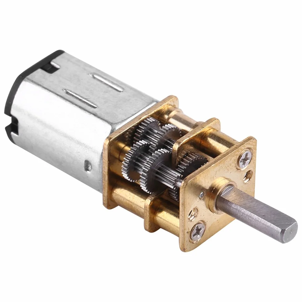 Moteur d'engrenage DC 6V 1:1000 10/15/20 RPM Pour Robot Jouet Voiture Modèle Avion