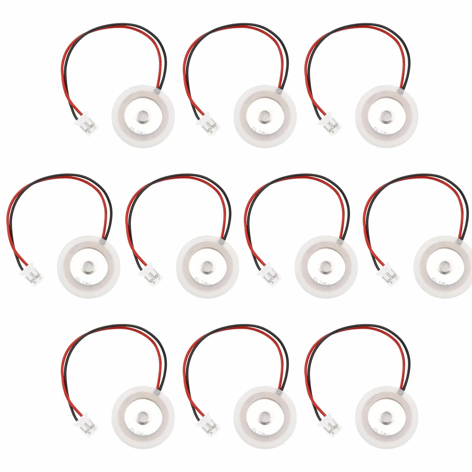 Create idea Lot de 10 humidificateurs à ultrasons de 16 mm - Kit de fabrication de brume 5um en céramique - Accessoire pour humidificateur en silicone - Pièces de film - Transducteur