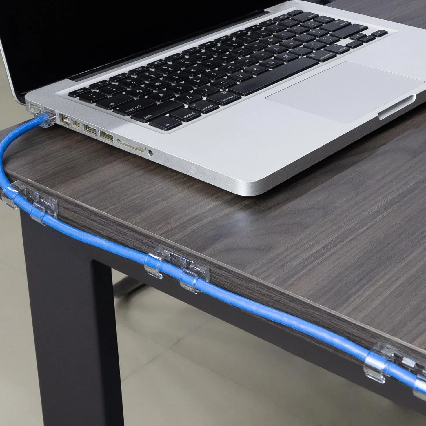 SOULWIT Lot de 50 Clips Auto-adhésifs pour Gestion des câbles, Organisateurs de câbles