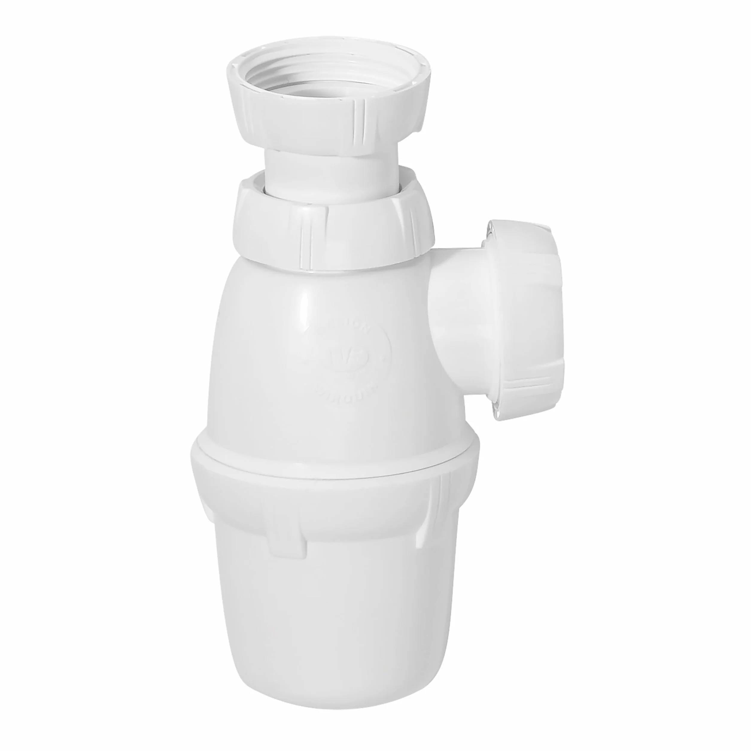 Wirquin Siphon de lavabo réglable en hauteur Ø32 blanc