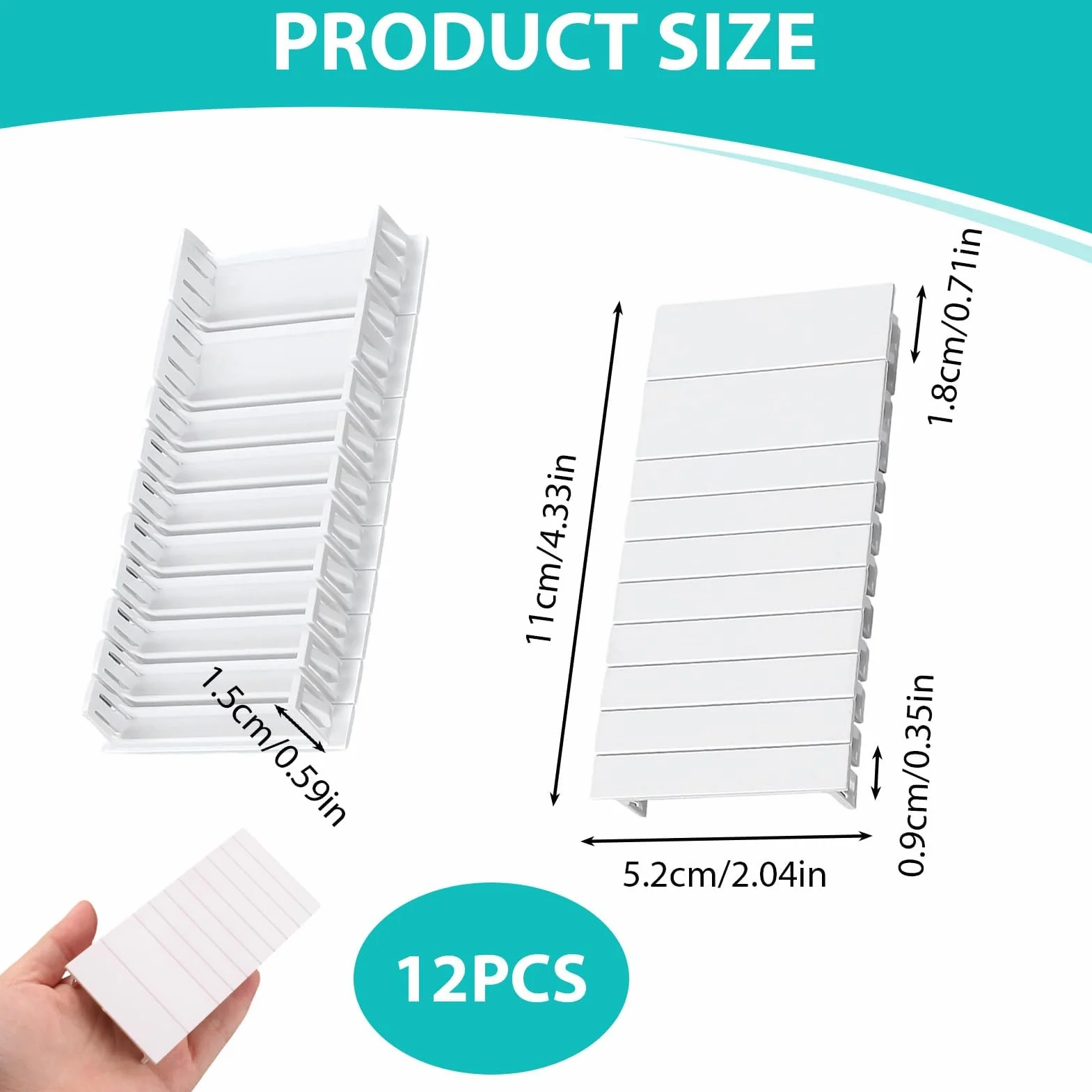 Obturateur Tableau Electrique Universel 12 Pcs Shneider Extensibles 12TE Compatibles Cache Aveugle Tableau Distribution