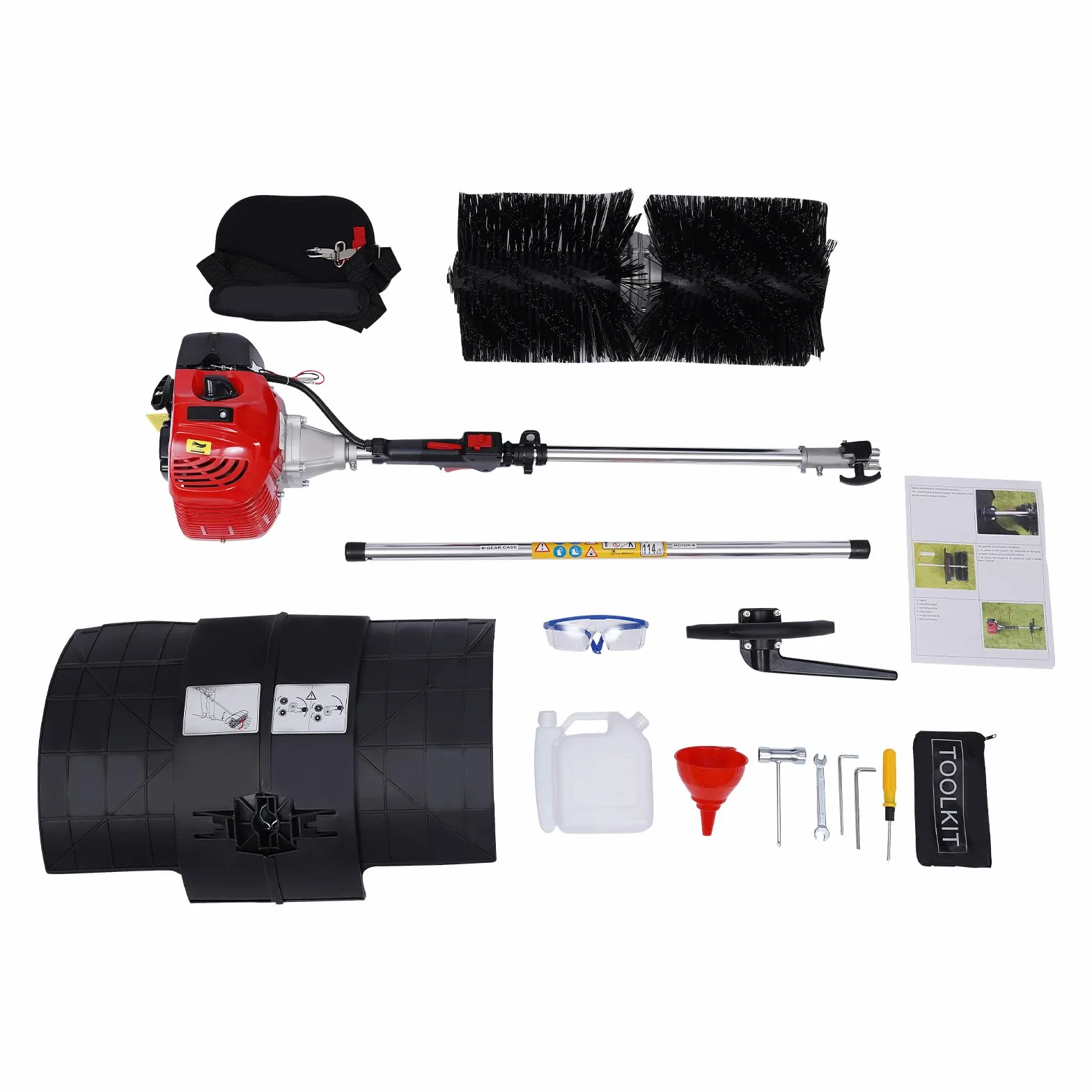 Balayeuse à essence Fraise à neige 52 cm Moteur 2 temps 1,7 kW