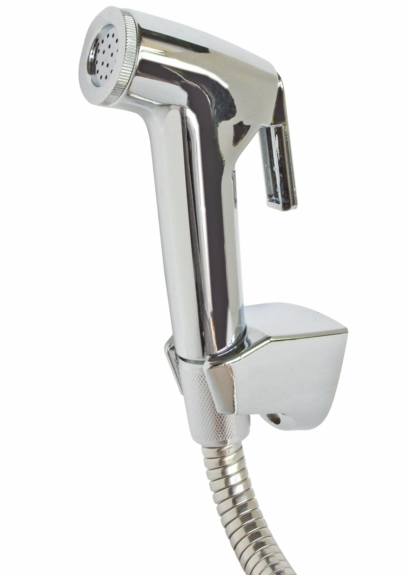 SOMATHERM FOR YOU douchette WC robinet 3 voies laiton chromé flexible 1,2m support mural