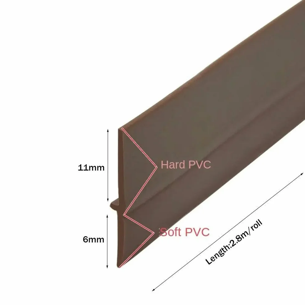 Bande d'étanchéité autocollante 2,8 m anti-poussière anti-insectes pour porte d'armoire blanche