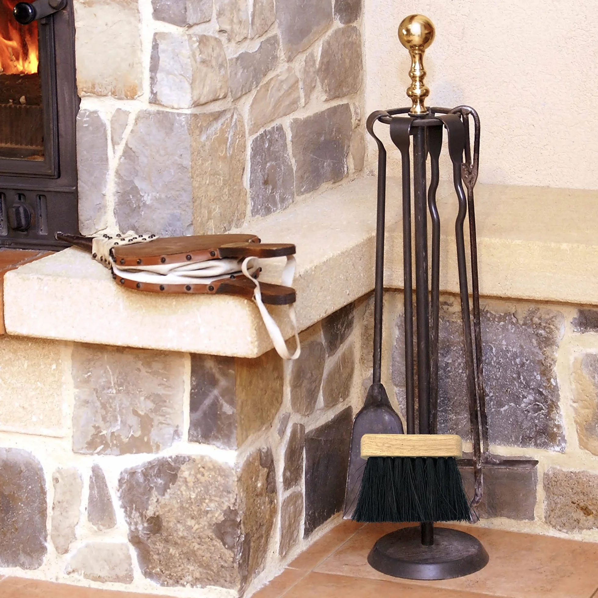 Têtes de Brosse de Remplacement pour Foyer Fireside Companion Lot de 2