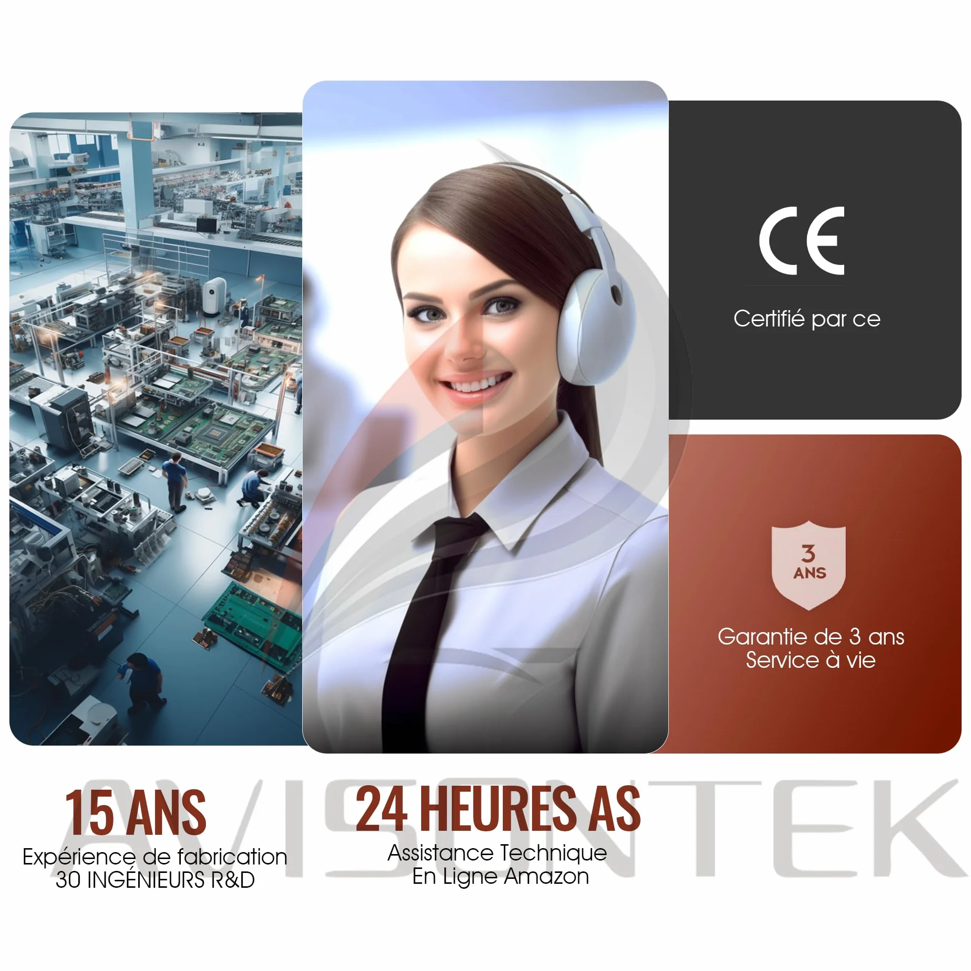 Avidsen Télécommande Motorisation Portail Porte de Garage Lot de 3 114253