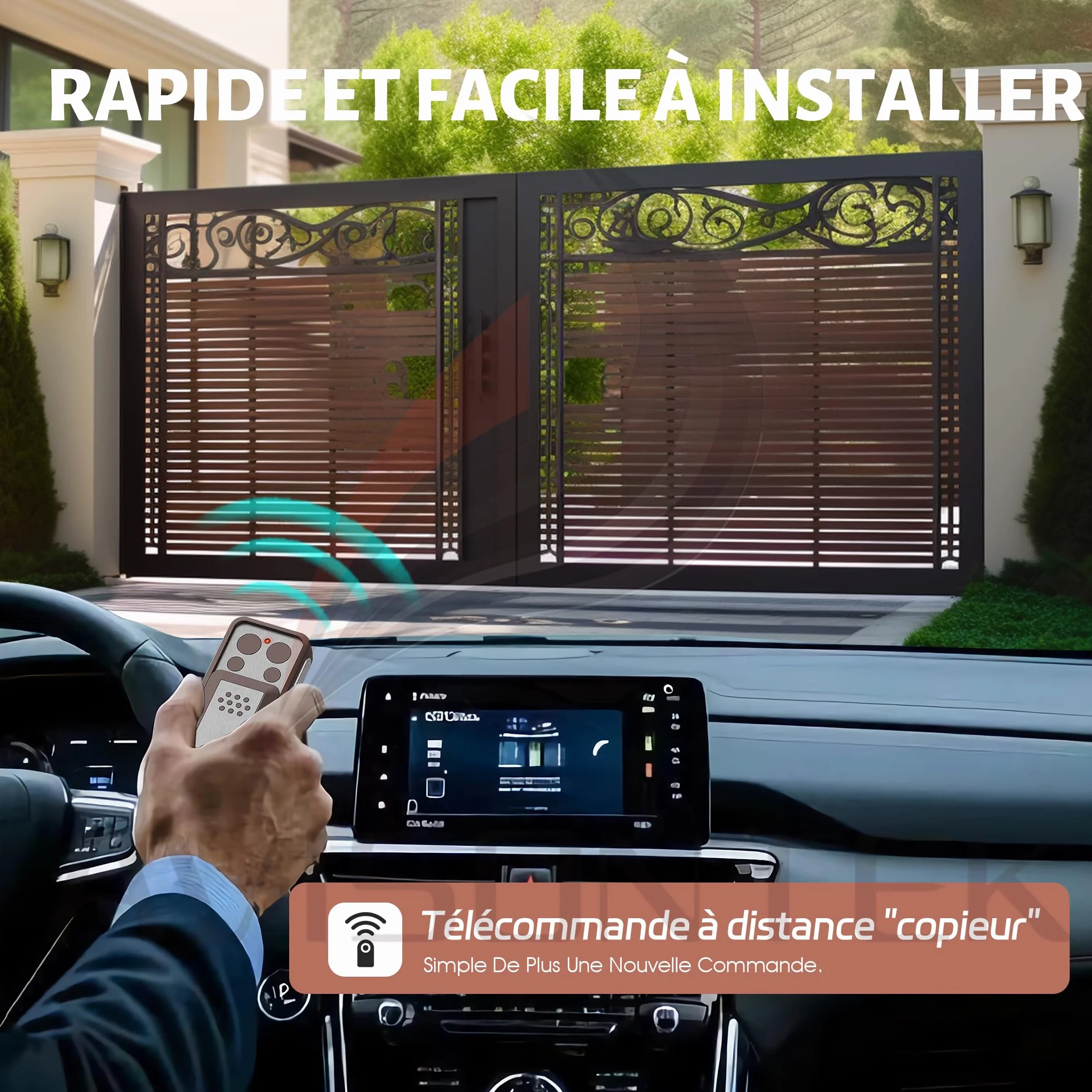 Avidsen Télécommande Motorisation Portail Porte de Garage Lot de 3 114253