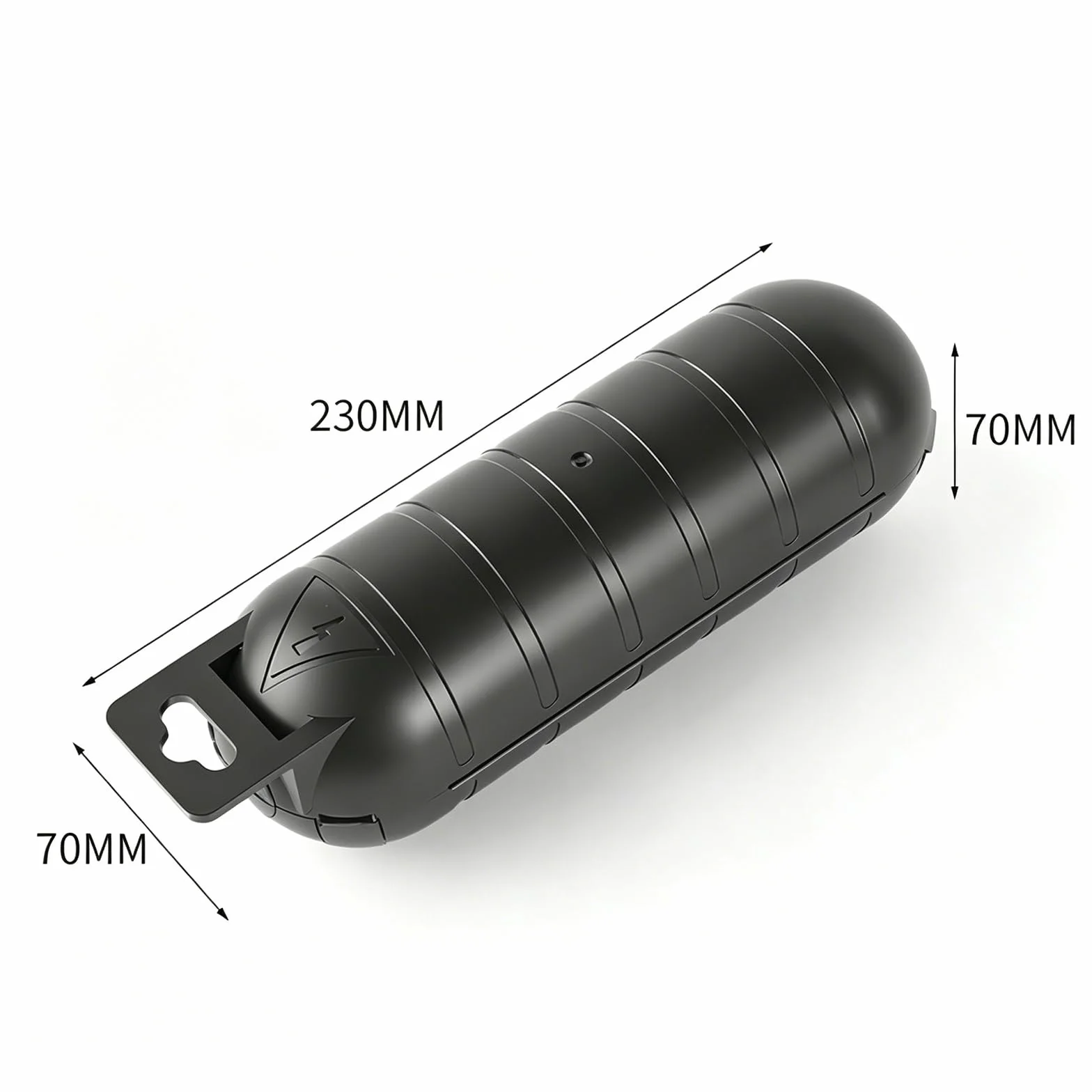 Boîte de protection étanche IP66 pour prise de courant Noir