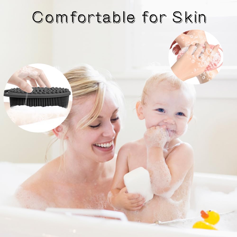 Gentle Silicone Body and Scalp Exfoliator