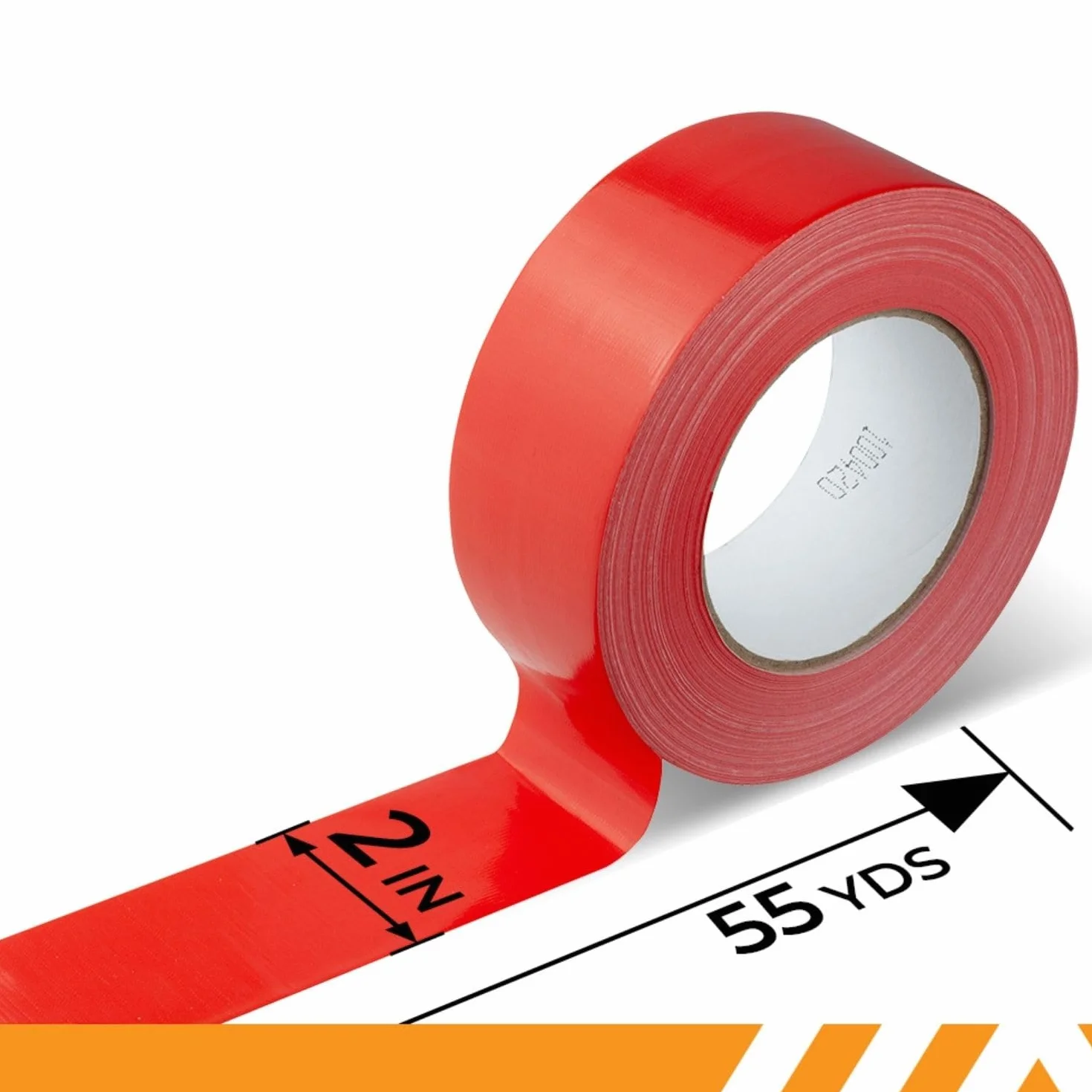 GTSE Ruban adhésif toilé Duct tape Gaffer Rouge 48 mm x 50 m 1 rouleau résistant imperméable