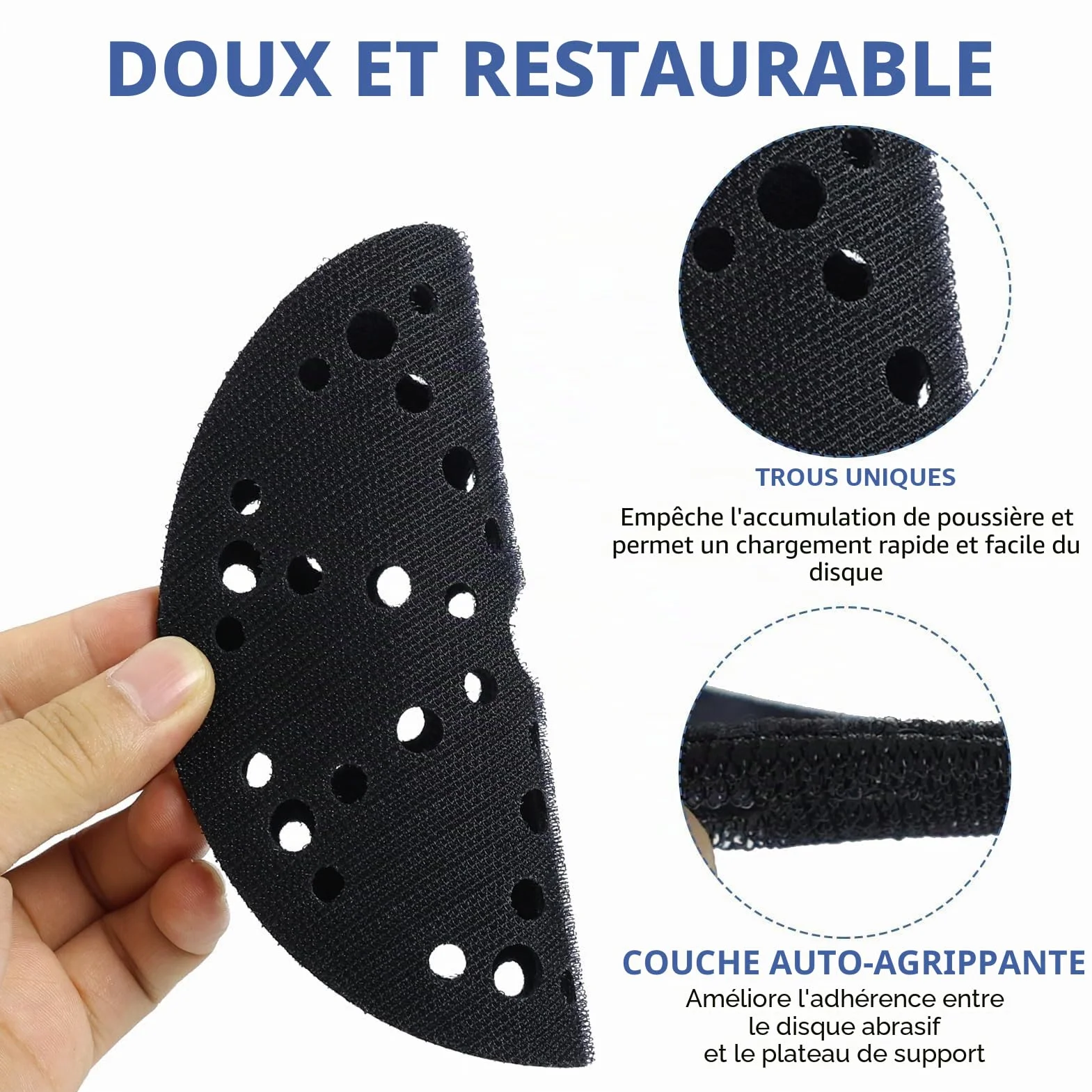 Bosch Dewalt Festool Mirka Interface Pad Protection Pad 150mm 49 Holes 2 Pack