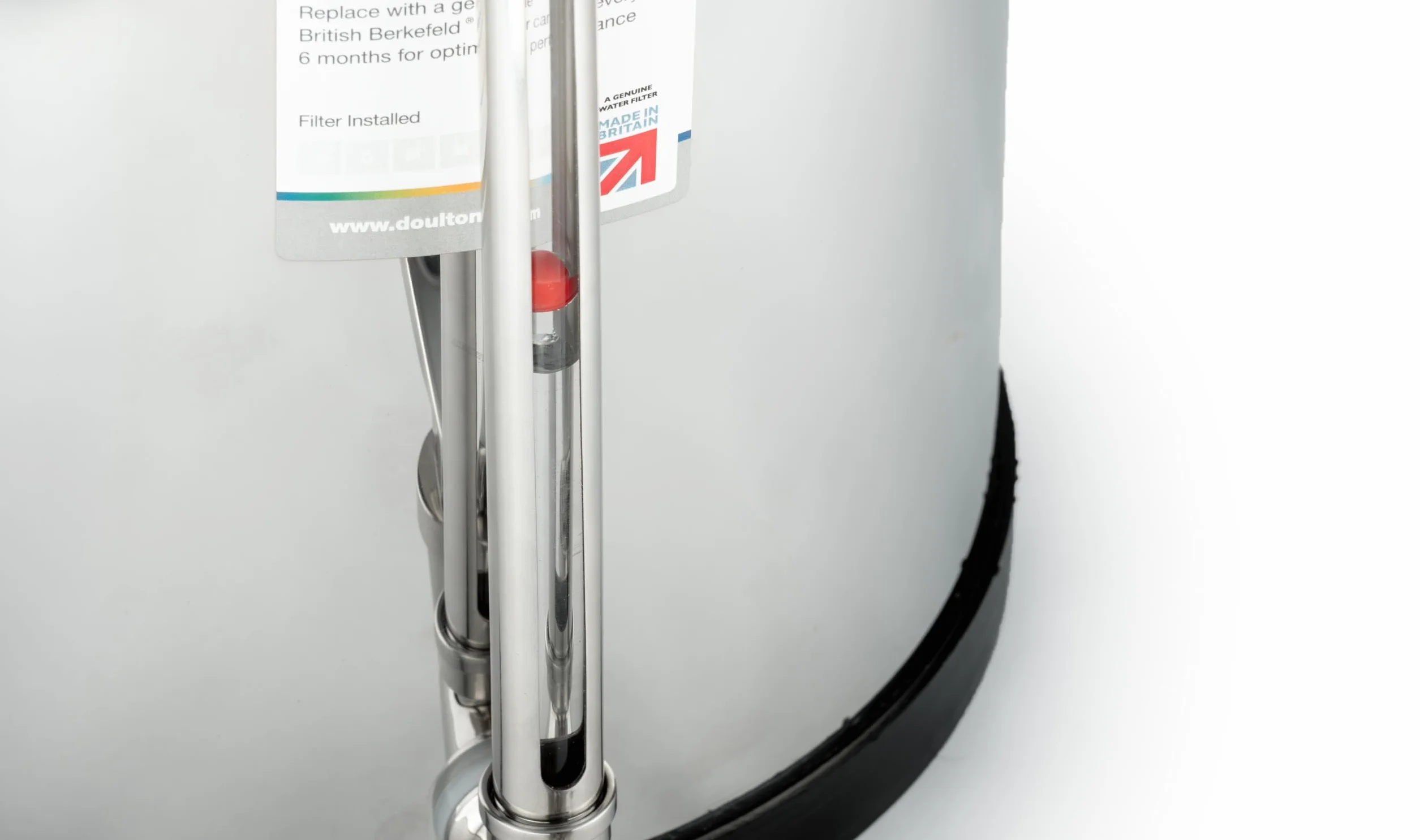 British Berkefeld Robinet À Bec En Acier Inoxydable Avec Jauge De Niveau D'eau Compatible 6-12 Litres