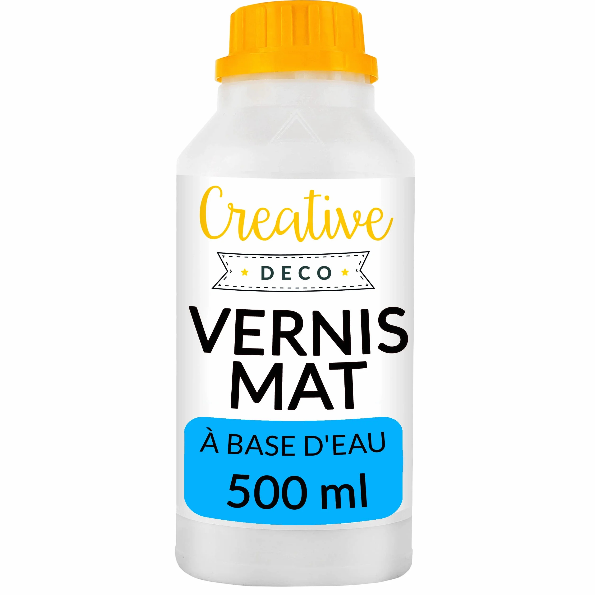 Peinture Acrylique Mat 500 ml Transparent Incolore Finition Protection Surface Anti-Tache Intérieur Extérieur