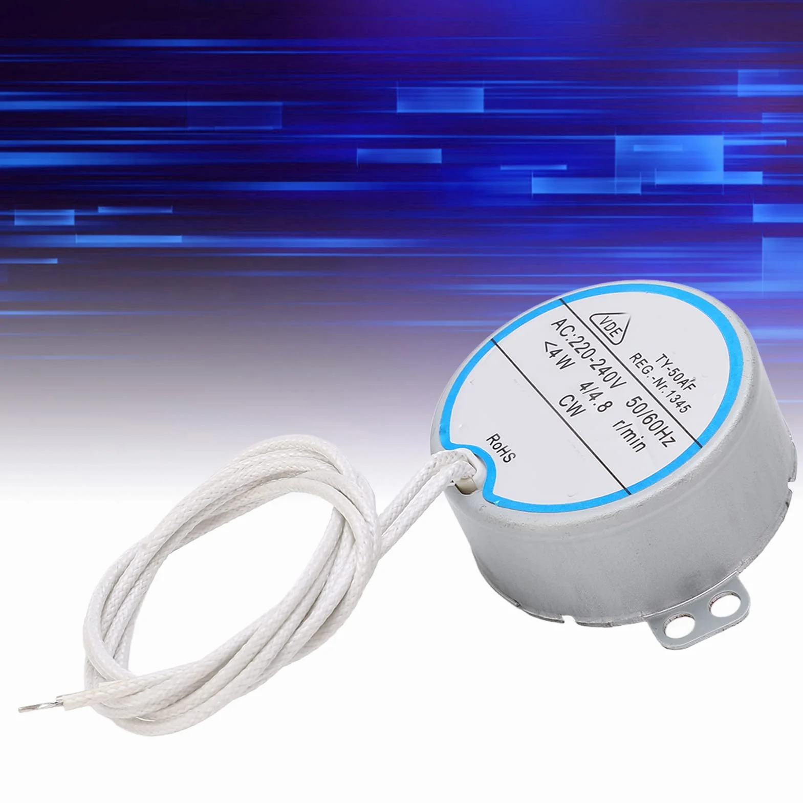 Moteur Synchrone CW AC220-240V 2.5r 50AF Flexible Non Directionnel pour Appareils Ménagers